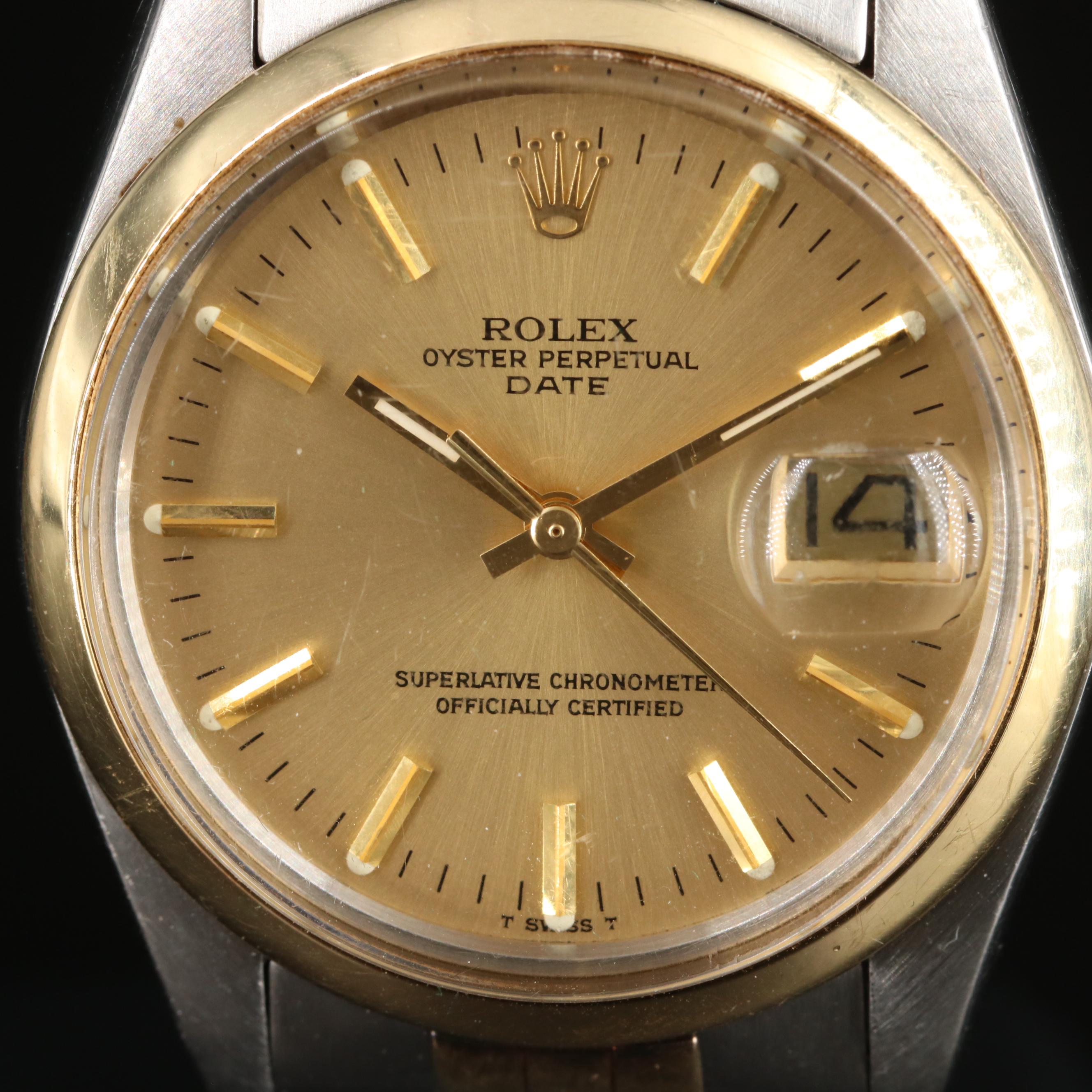 1978-79 Rolex Oyster Perpetual Date Two-Tone Watch