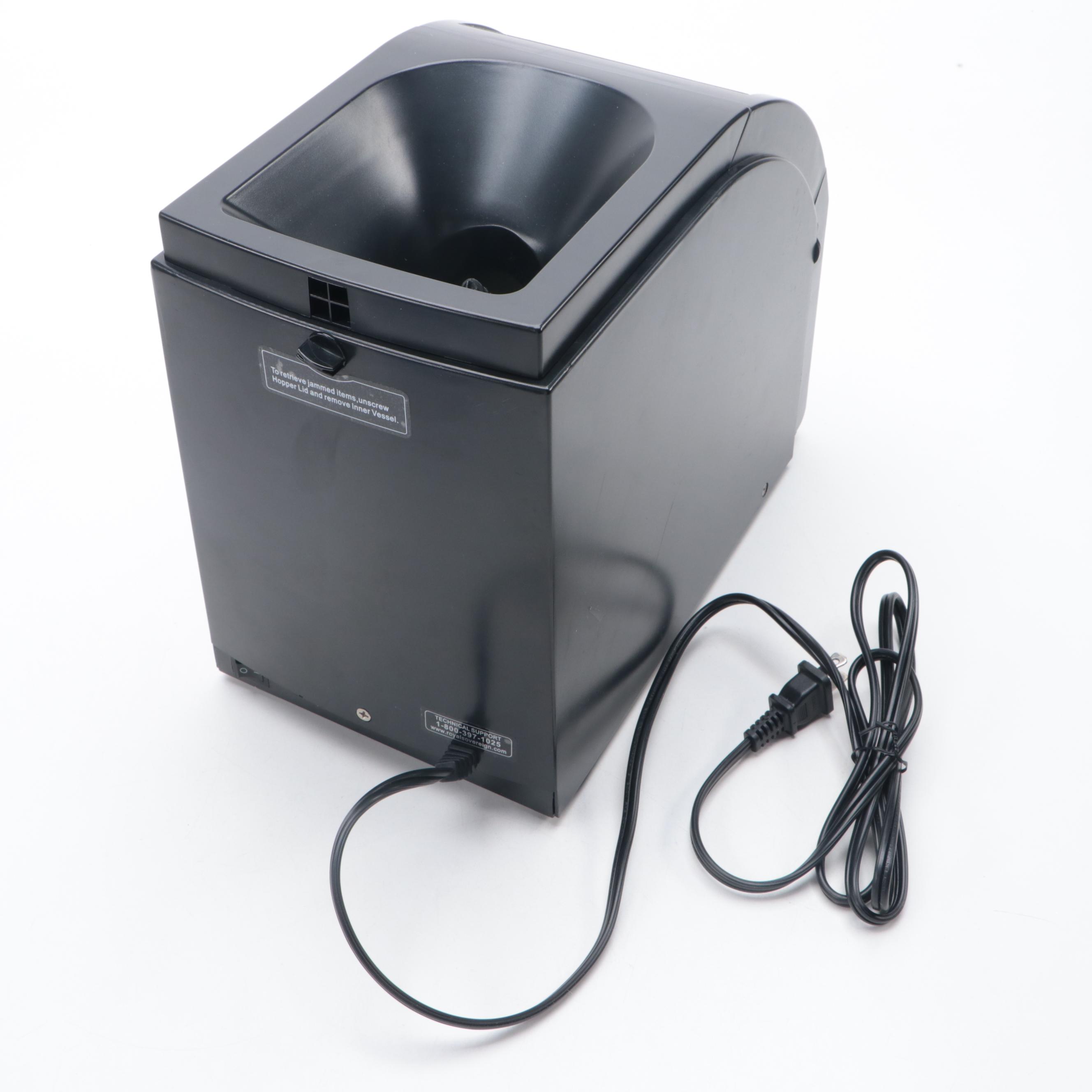 Royal Sovereign Coin Sorter with Coin Wrappers