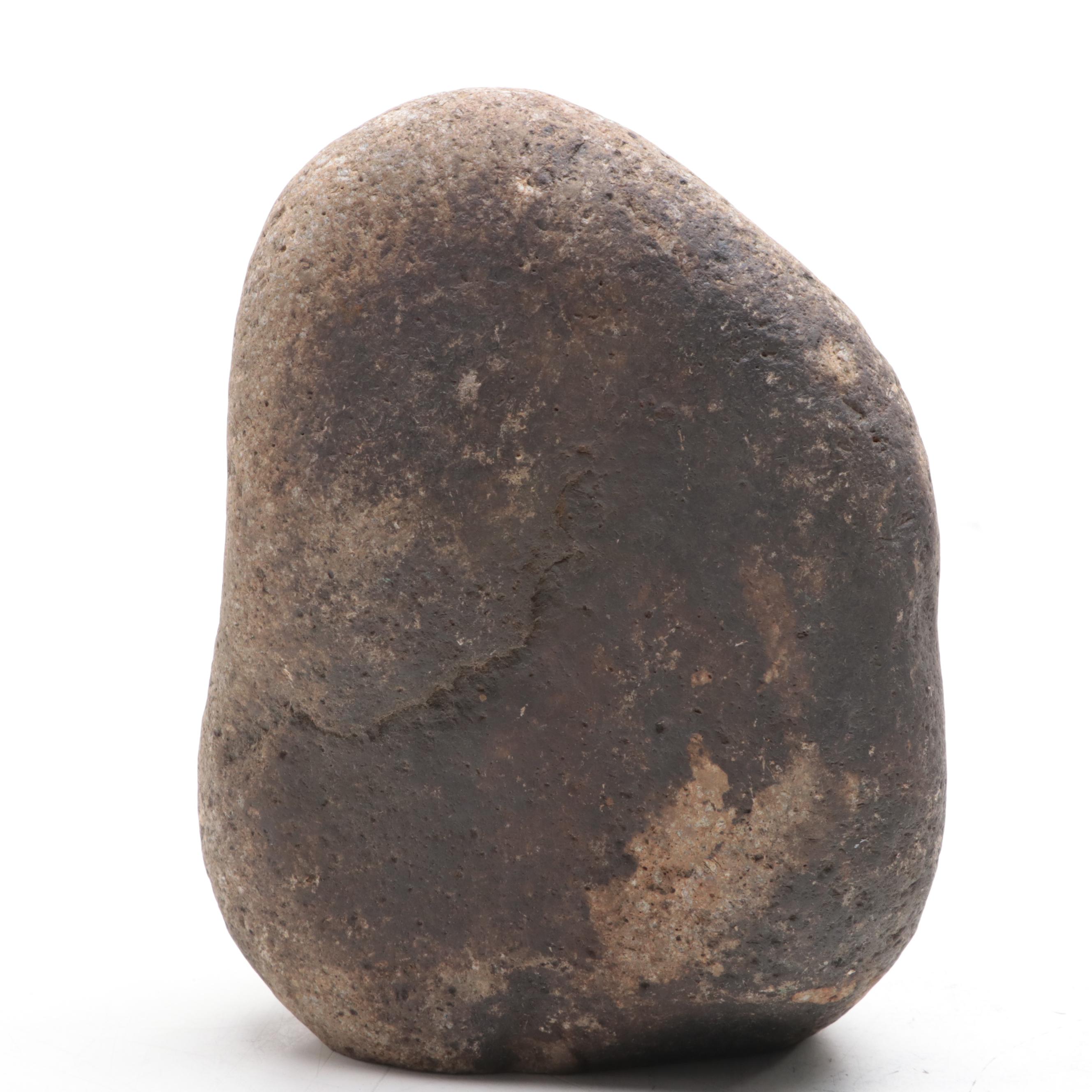 Carved Stone Owl Figurine