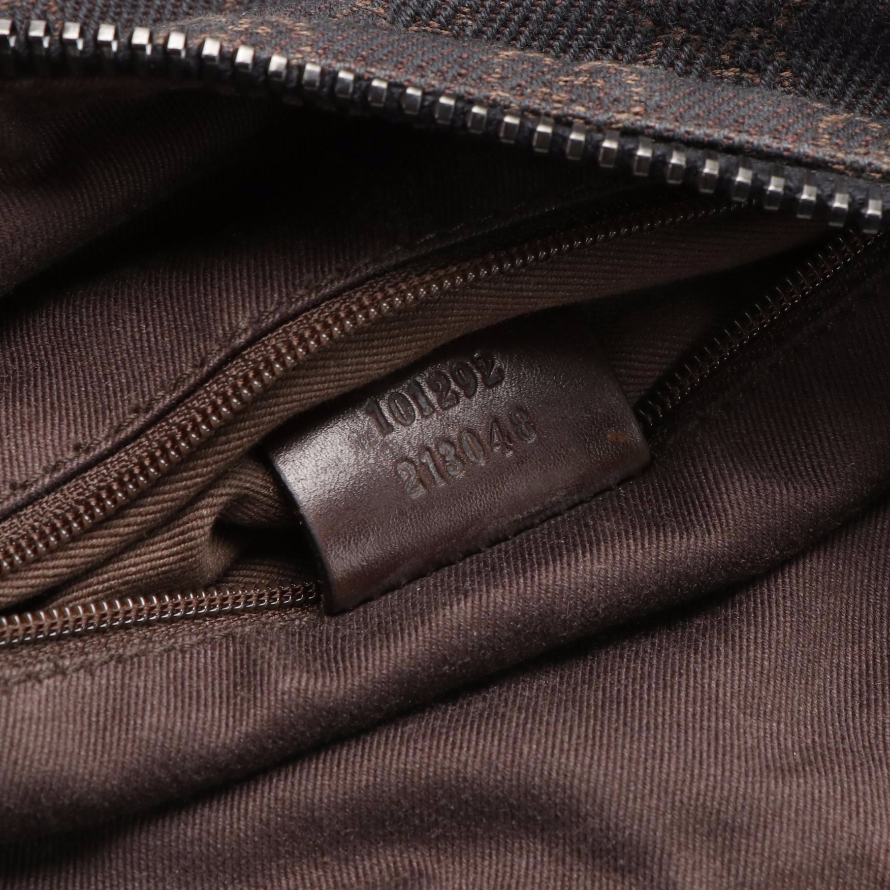 Gucci GG Denim Tote with Leather Handles