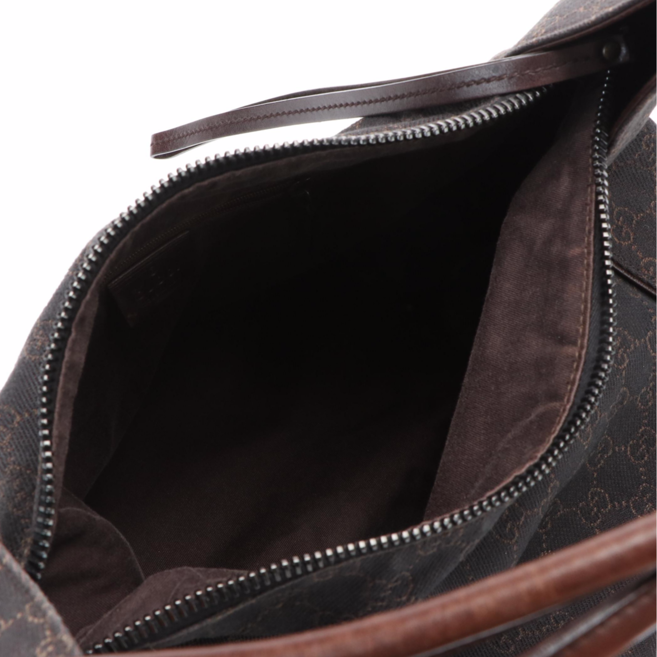 Gucci GG Denim Tote with Leather Handles