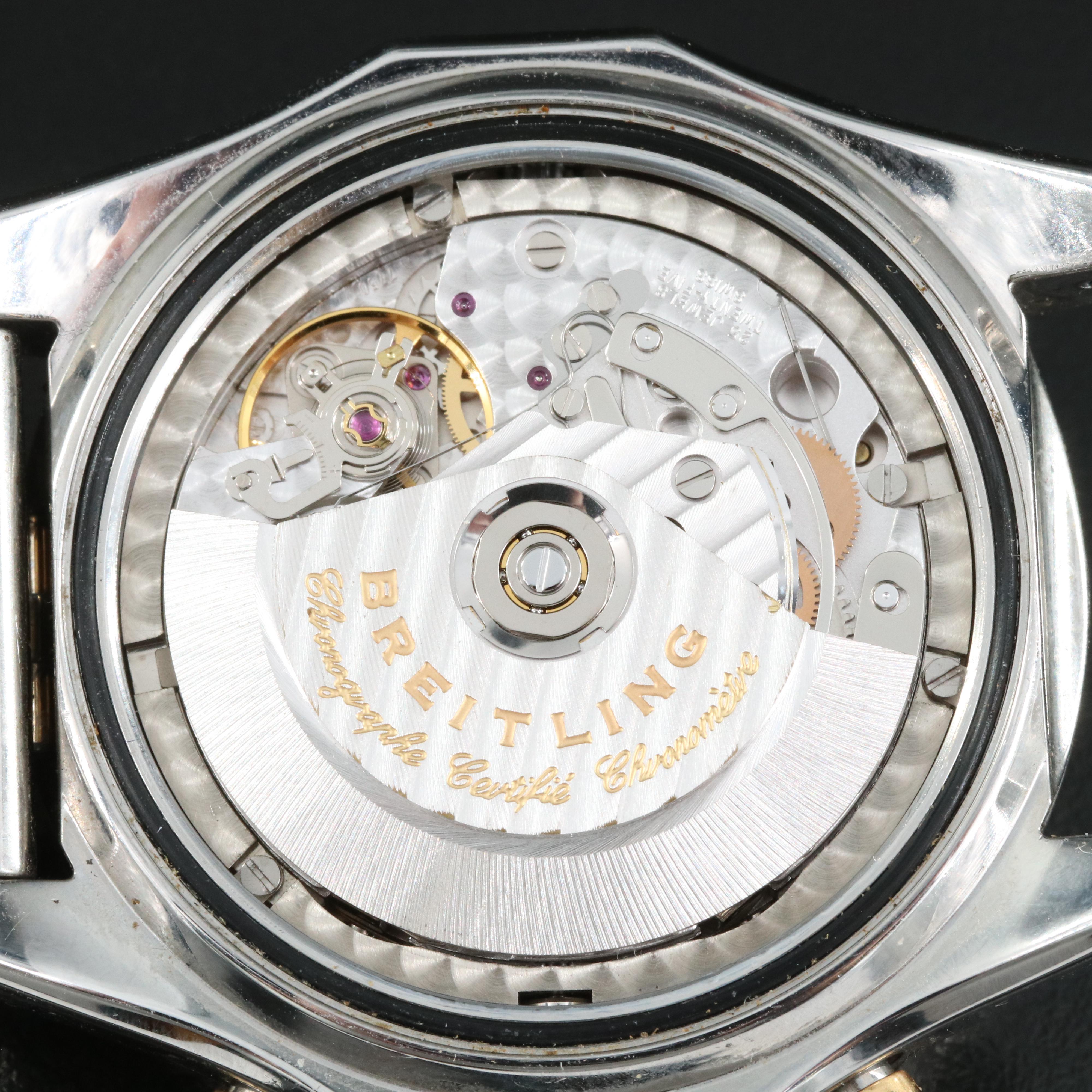 Breitling for Bentley Day-Date Chronograph Watch