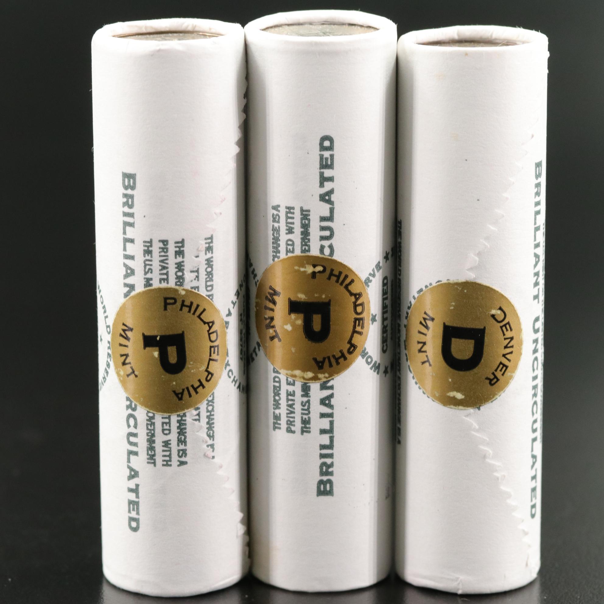 Five Rolls of Uncirculated Modern Jefferson Nickels