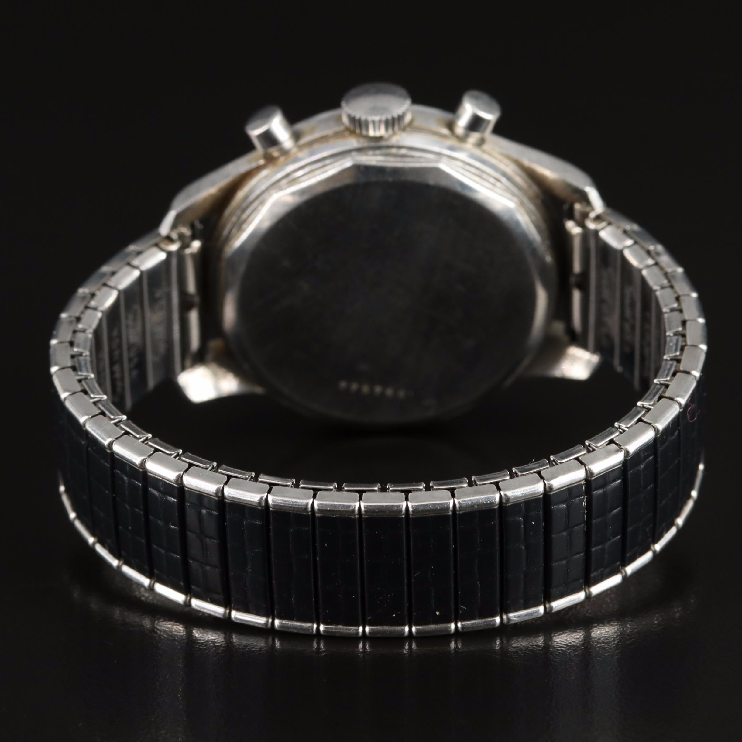 Girard Perregaux Stainless Steel Chronograph Valjoux 72 Watch