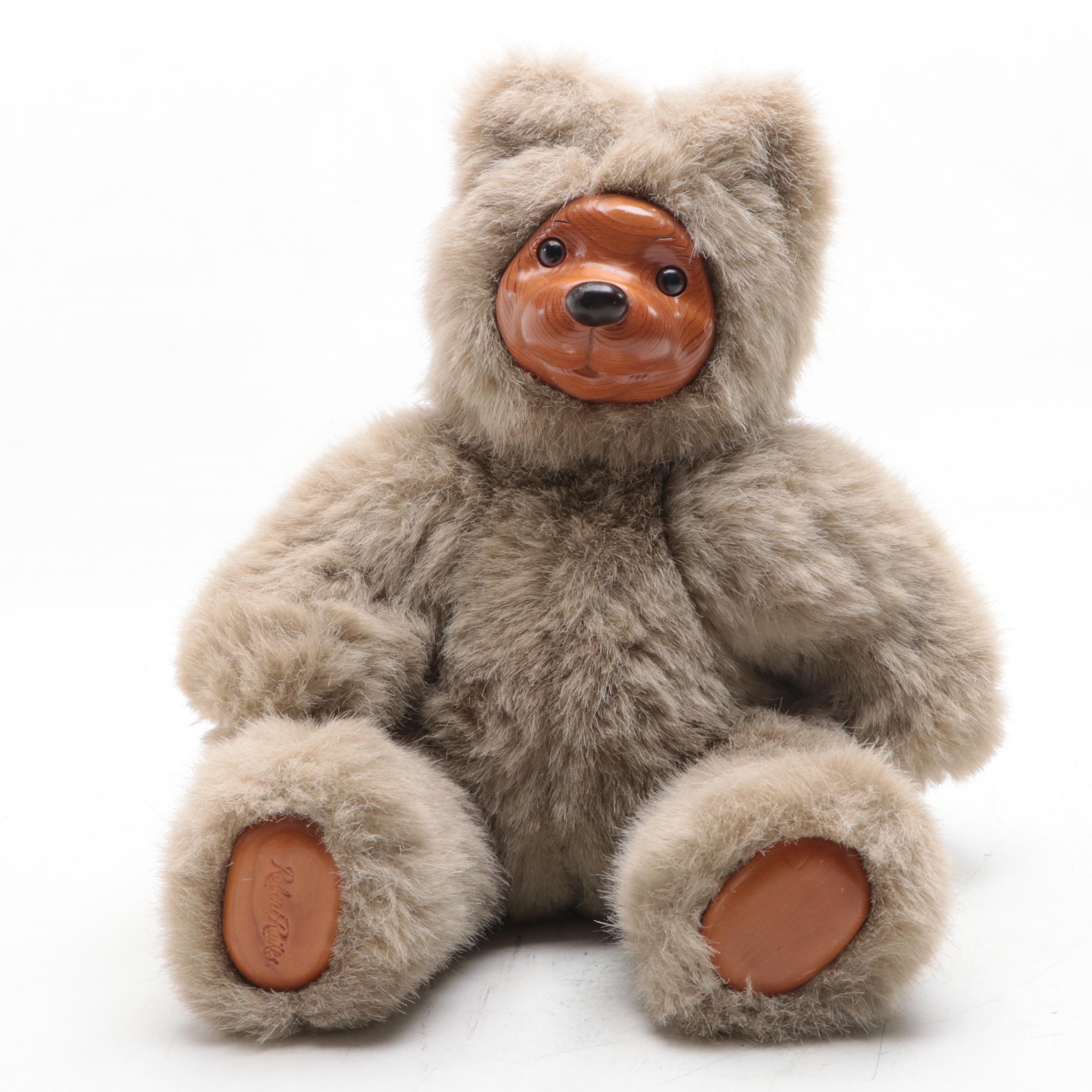 Fisher-Price Tiny Teddy Pull Toy with Raikes Bears Teddy Bear Doll