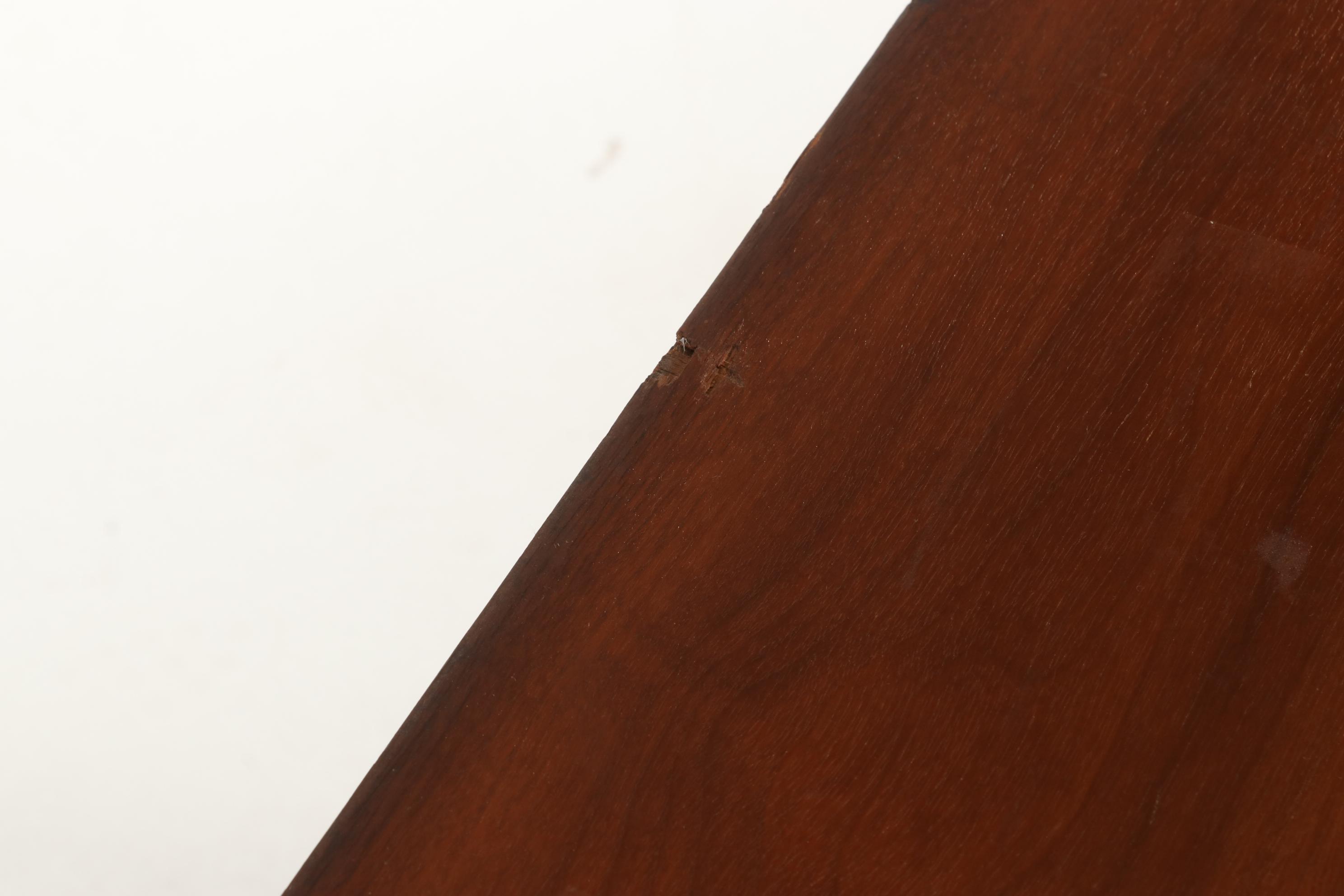 Three-Drawer Walnut Chest, Early 20th Century