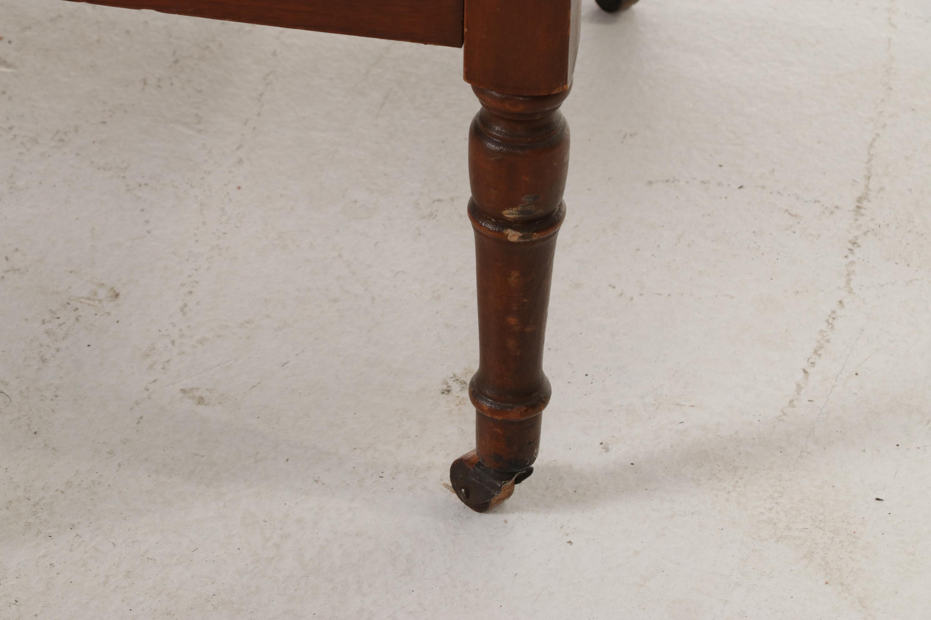 Three-Drawer Walnut Chest, Early 20th Century