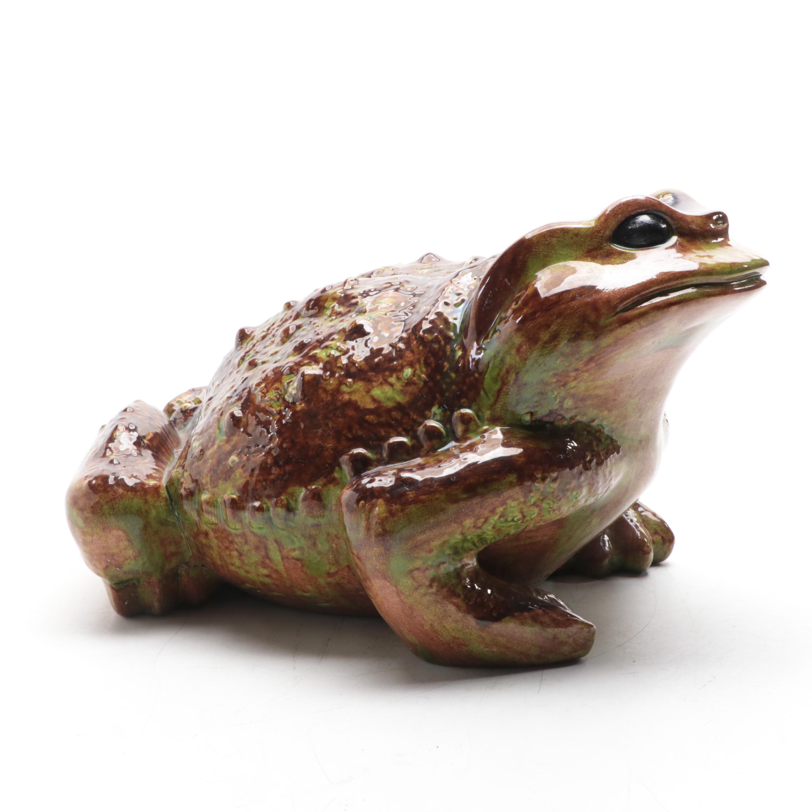 Ceramic Toad Figurine