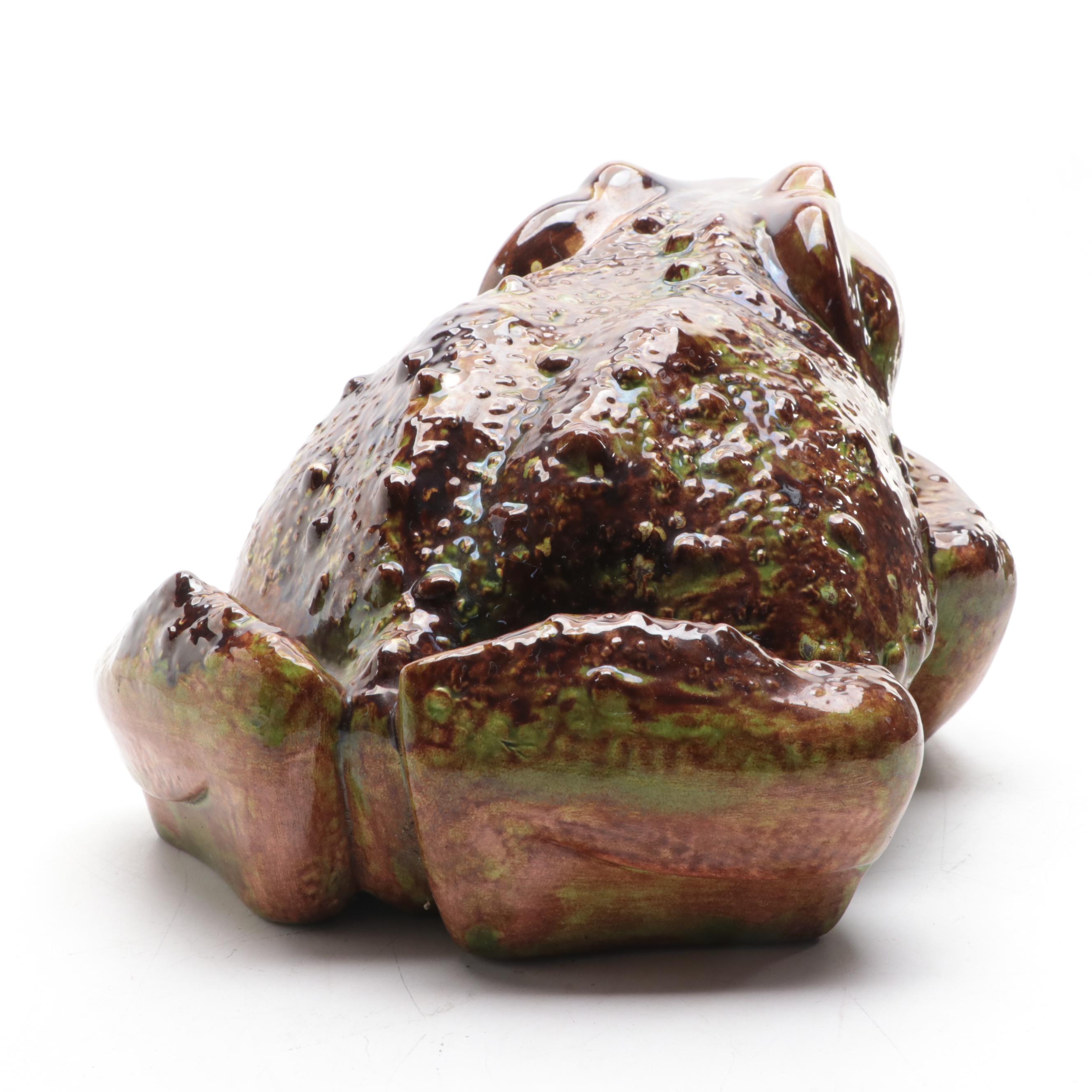 Ceramic Toad Figurine
