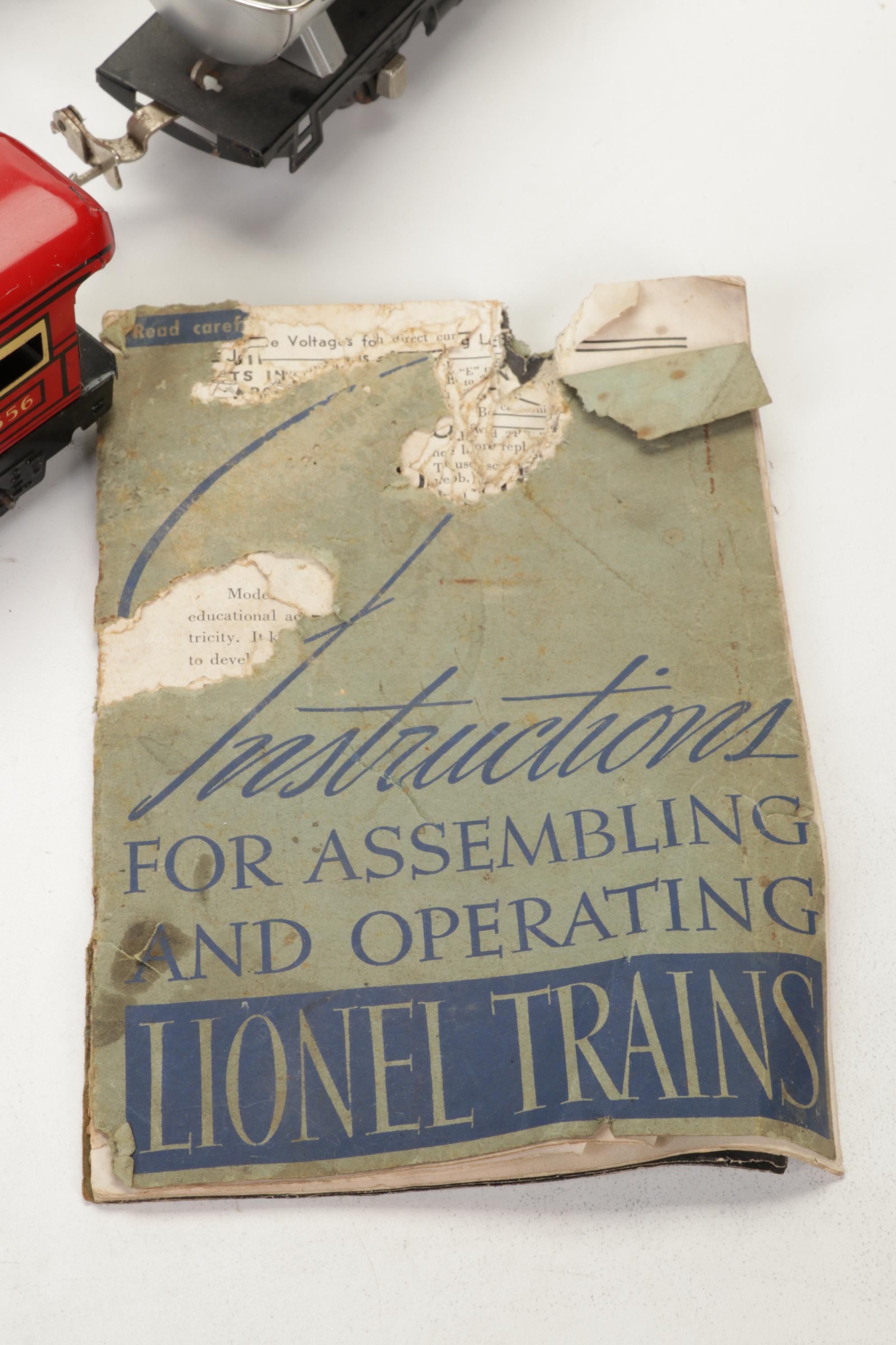 Pre-War Lionel and Marx O-Scale Train Sets with Track