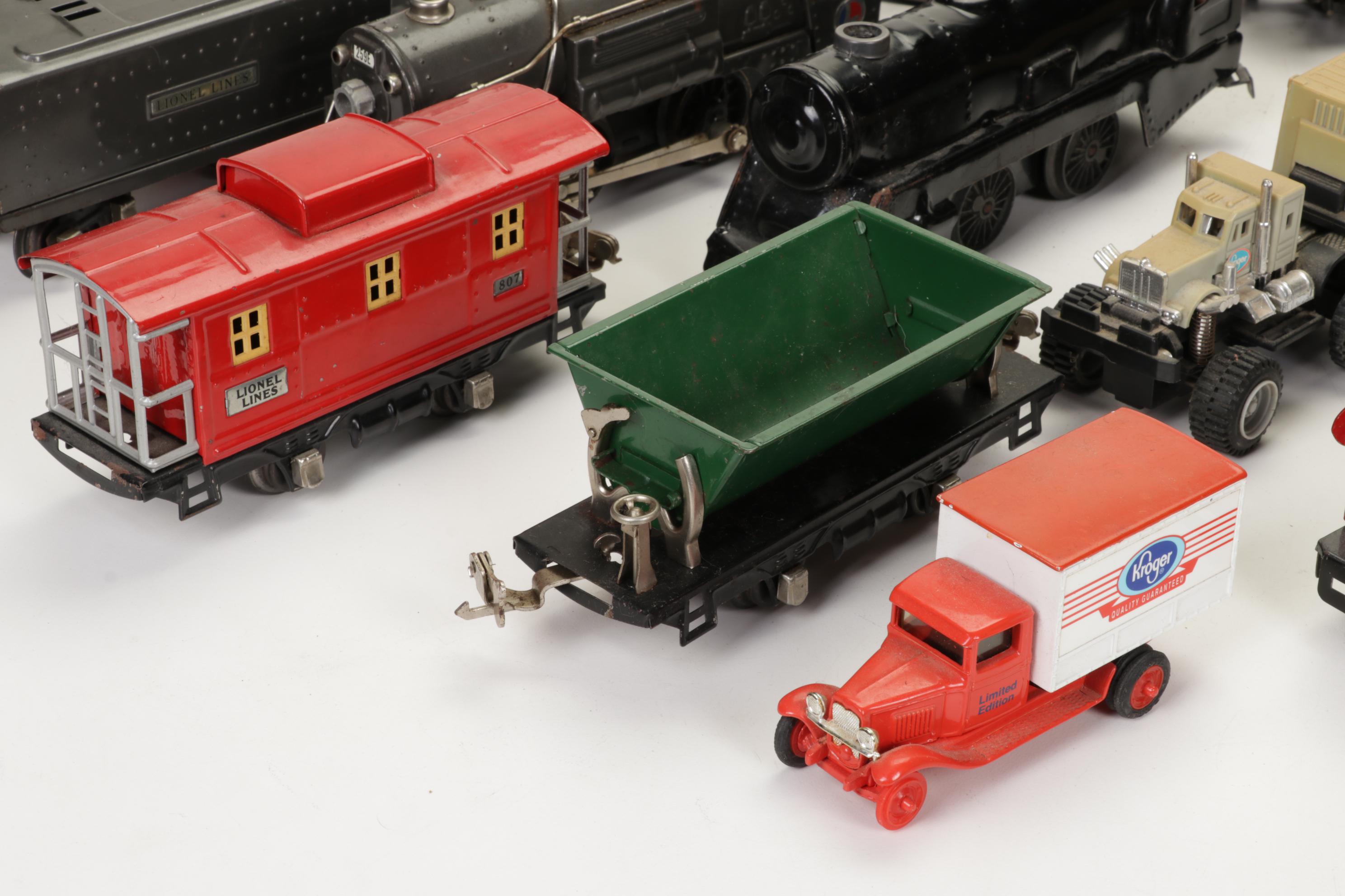 Pre-War Lionel and Marx O-Scale Train Sets with Track