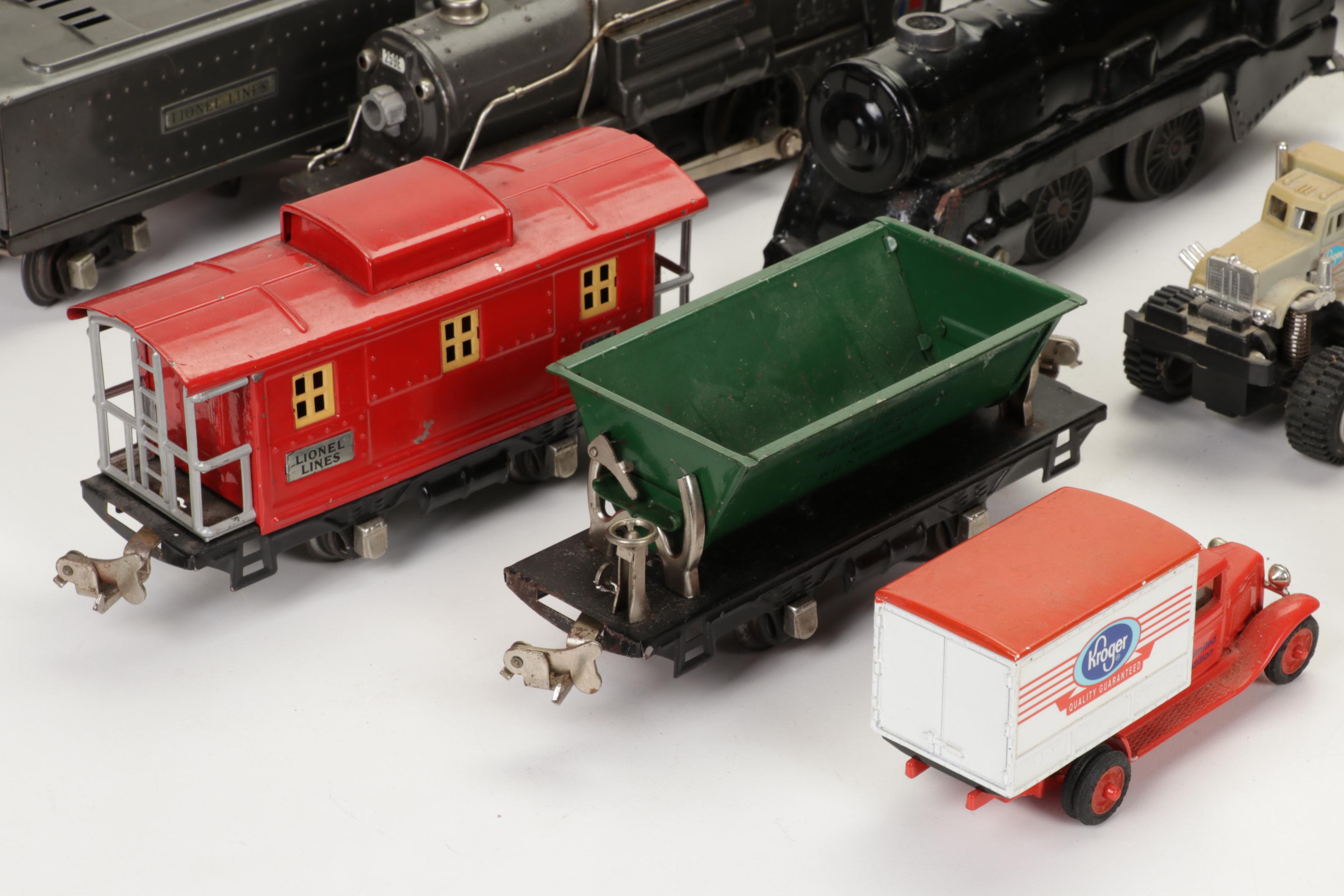 Pre-War Lionel and Marx O-Scale Train Sets with Track