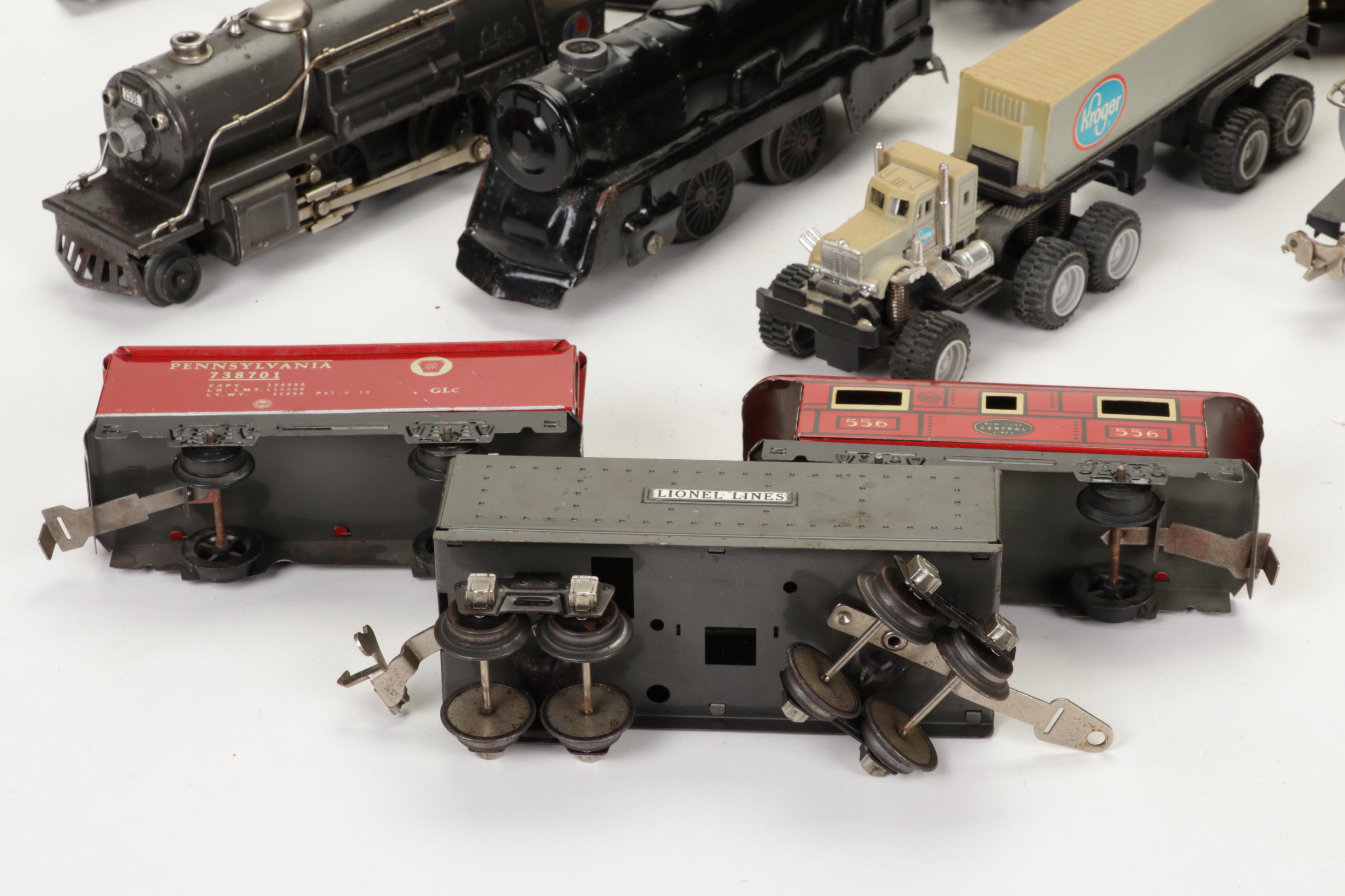 Pre-War Lionel and Marx O-Scale Train Sets with Track