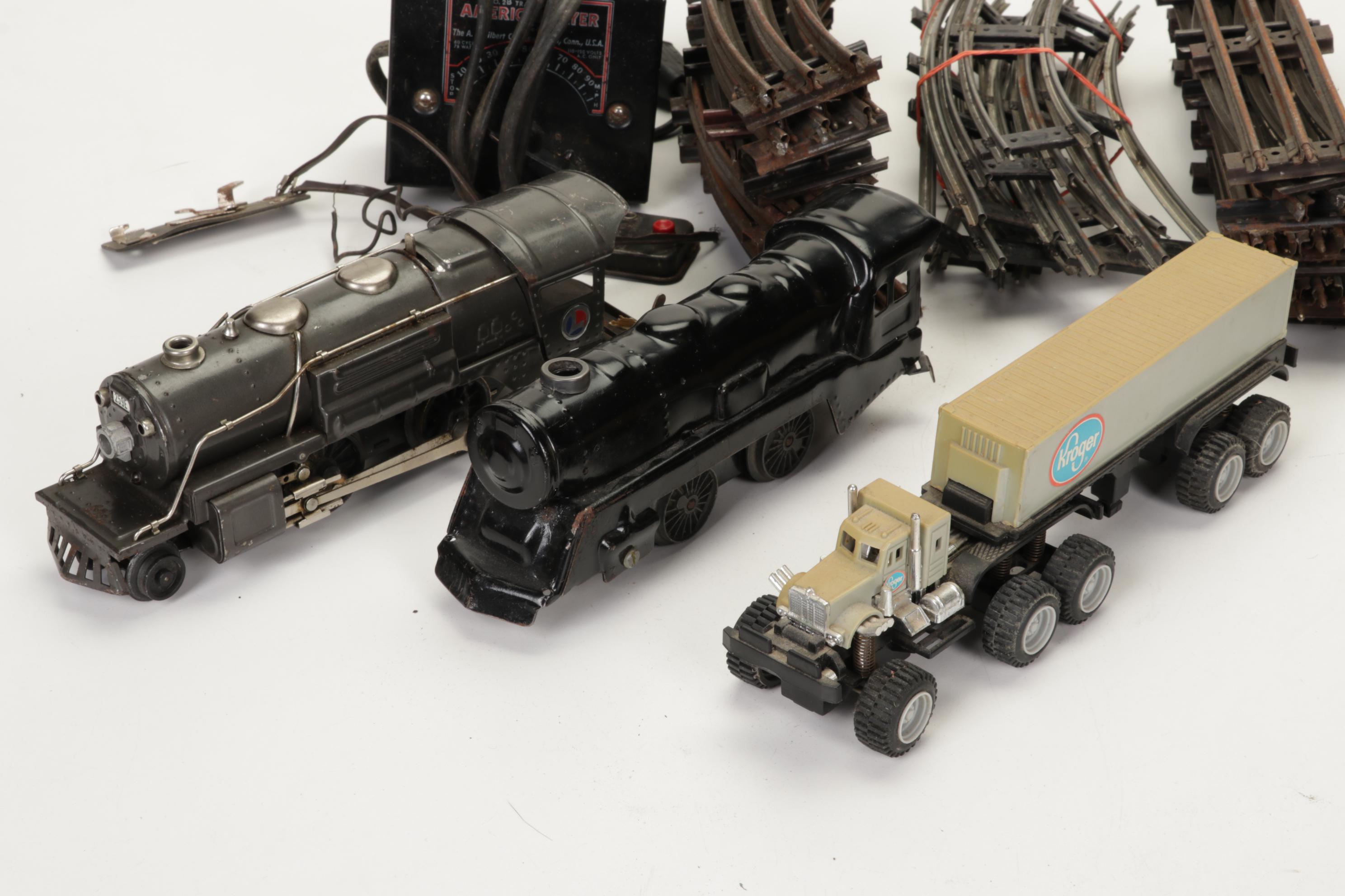 Pre-War Lionel and Marx O-Scale Train Sets with Track