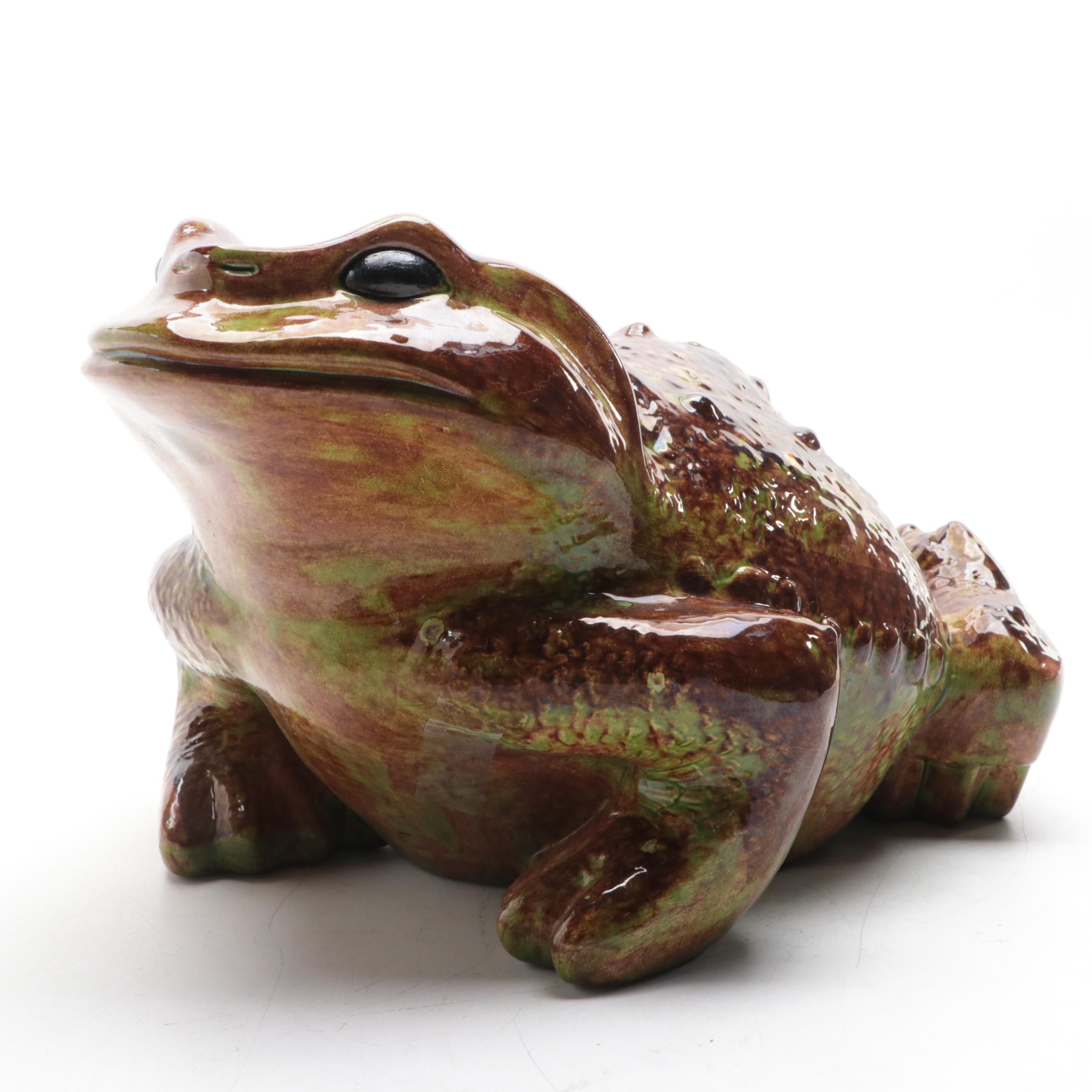 Ceramic Toad Figurine