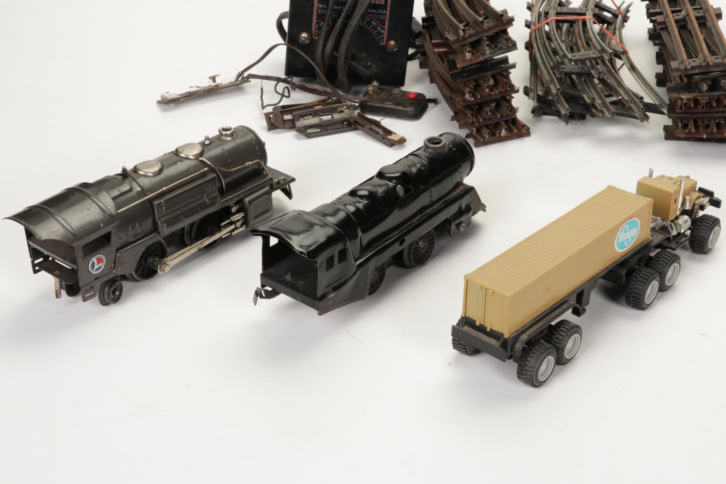 Pre-War Lionel and Marx O-Scale Train Sets with Track