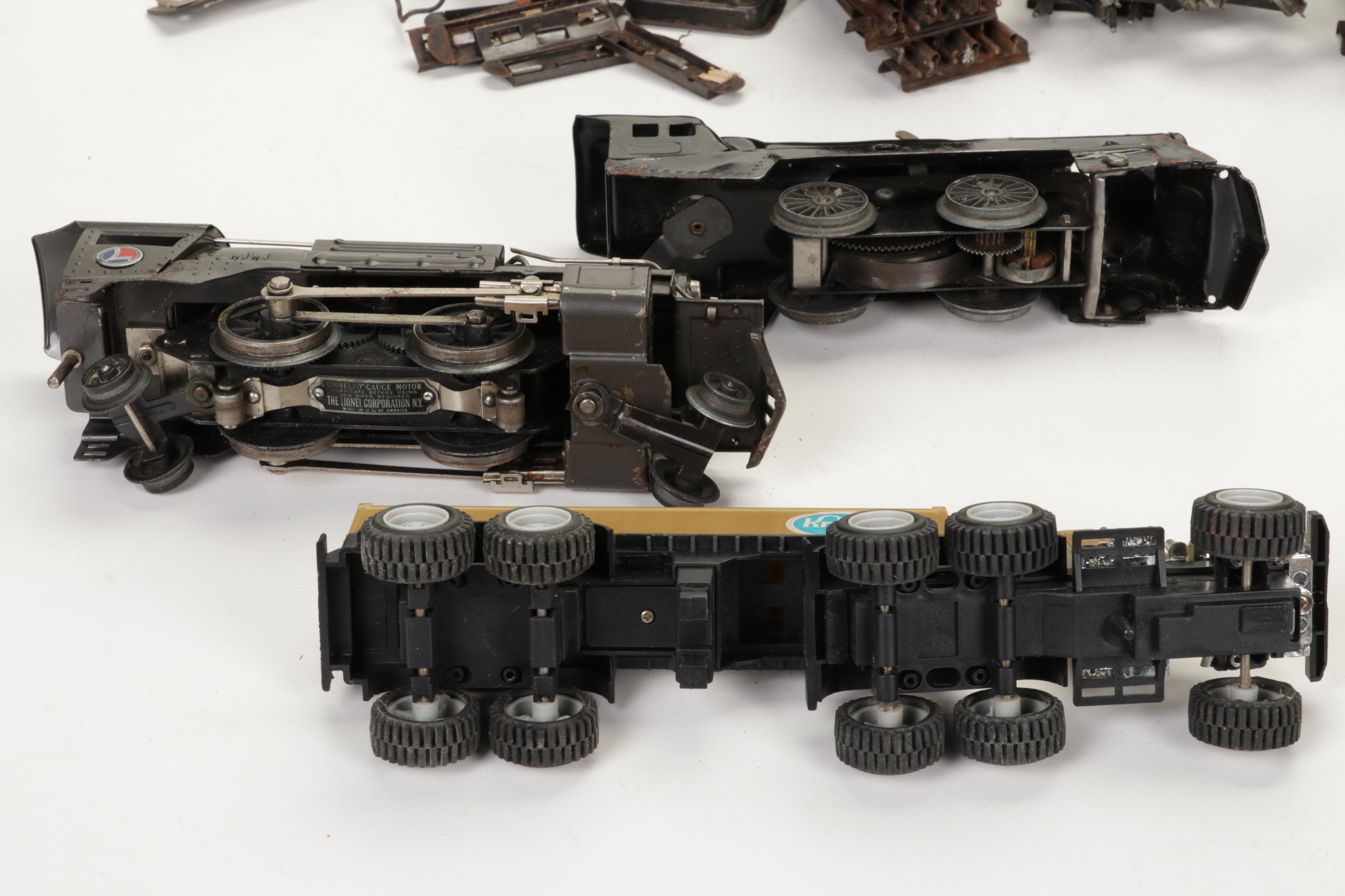 Pre-War Lionel and Marx O-Scale Train Sets with Track