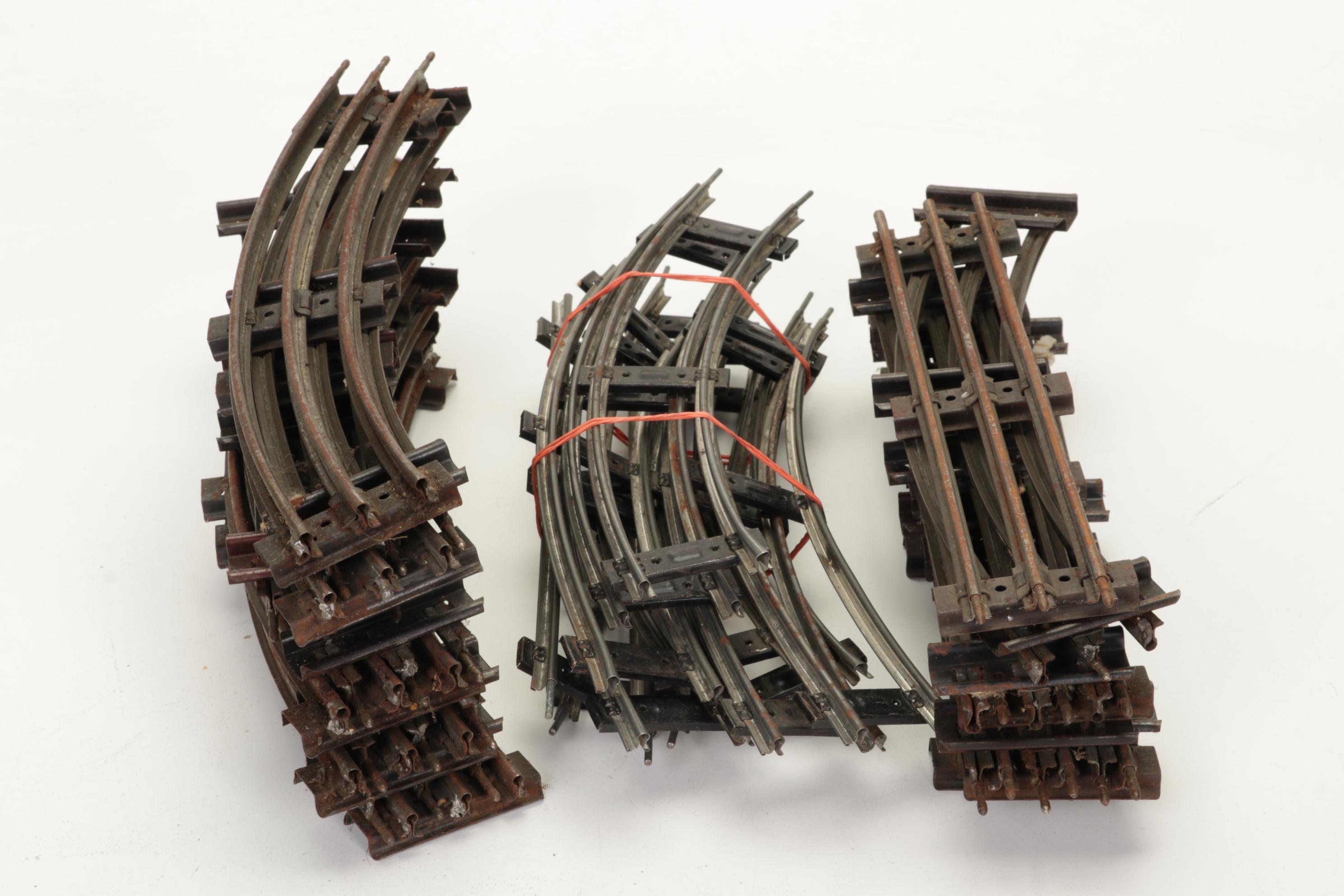 Pre-War Lionel and Marx O-Scale Train Sets with Track