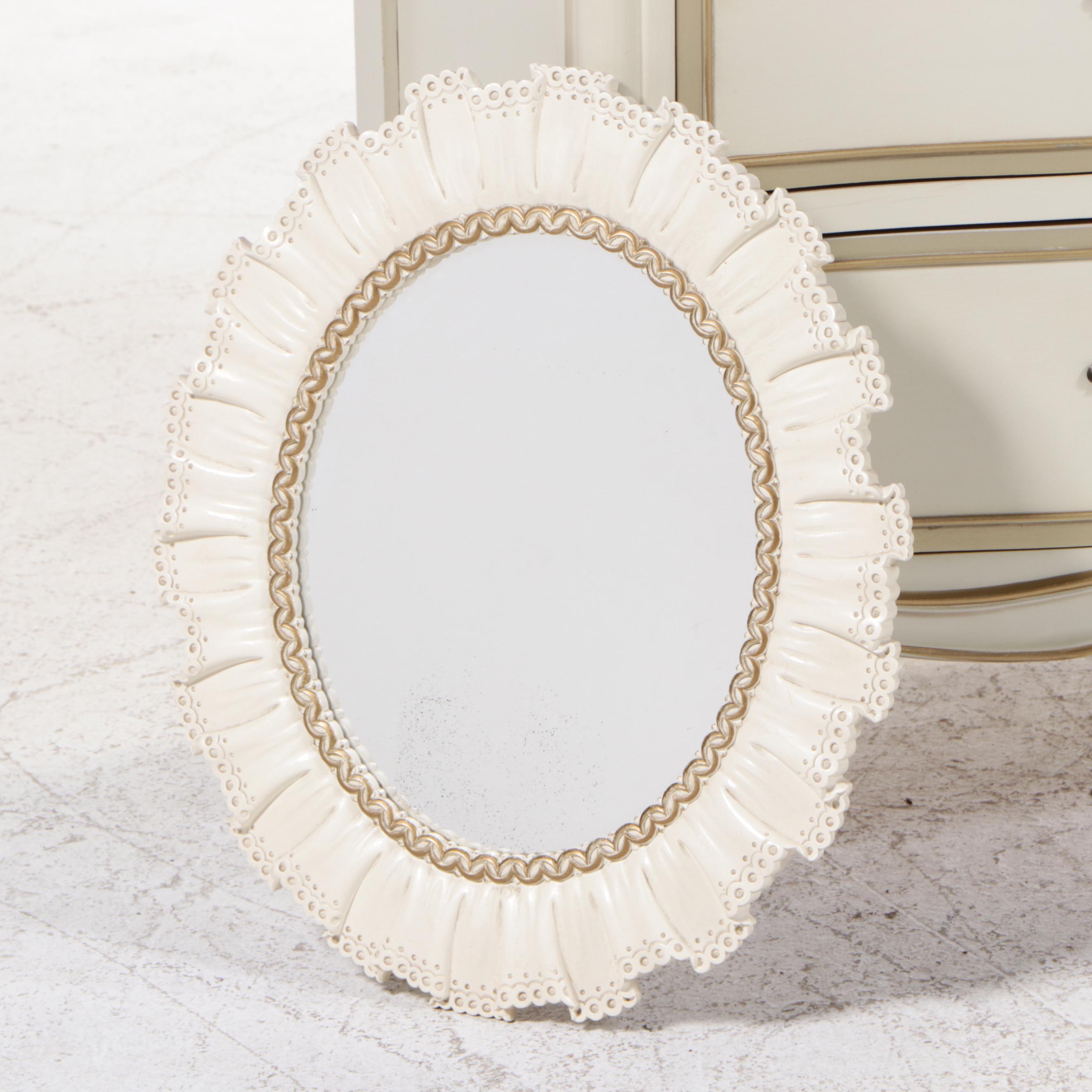 Drexel Touraine Chest of Drawers and Hall Tree with Mirror and Wall Shelf