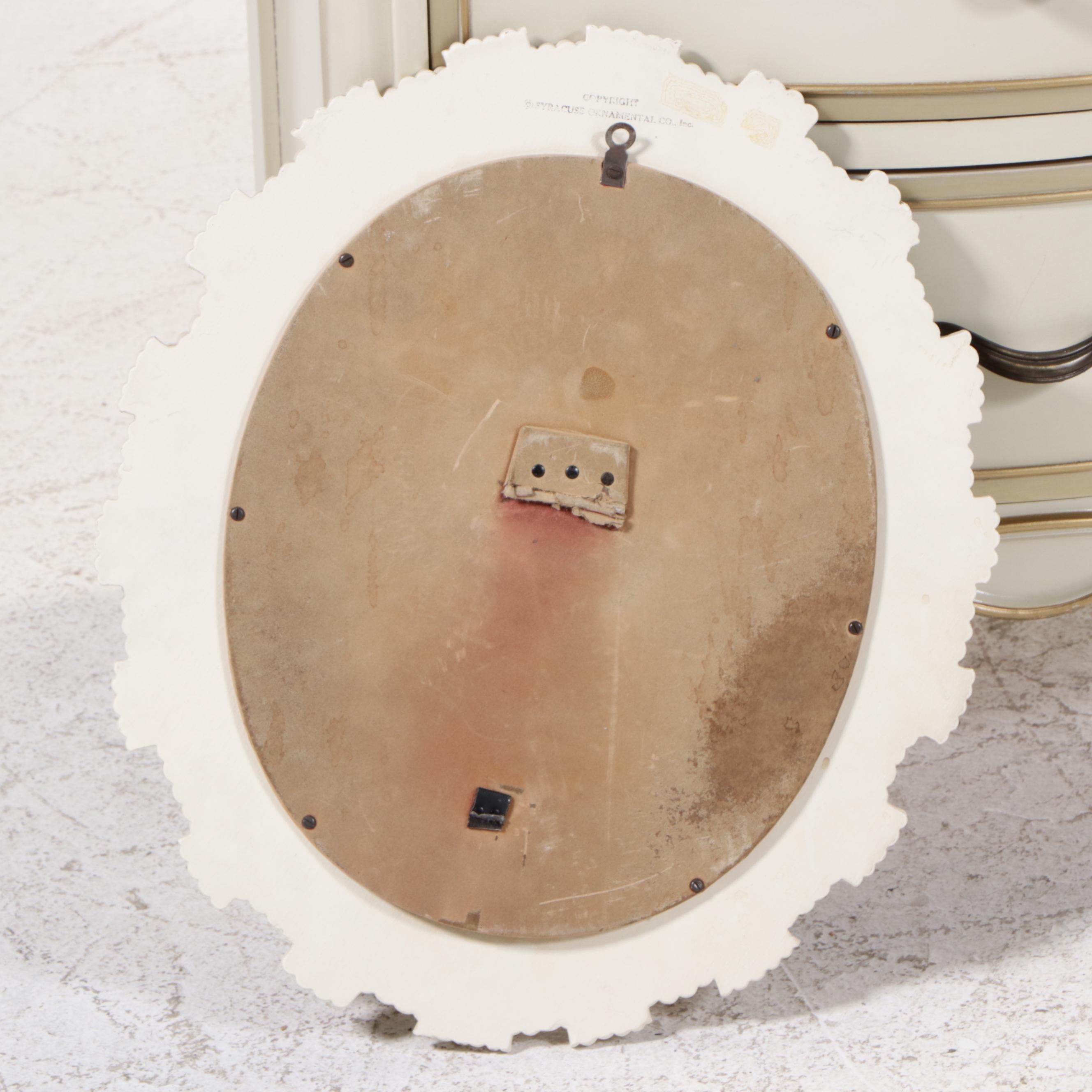 Drexel Touraine Chest of Drawers and Hall Tree with Mirror and Wall Shelf