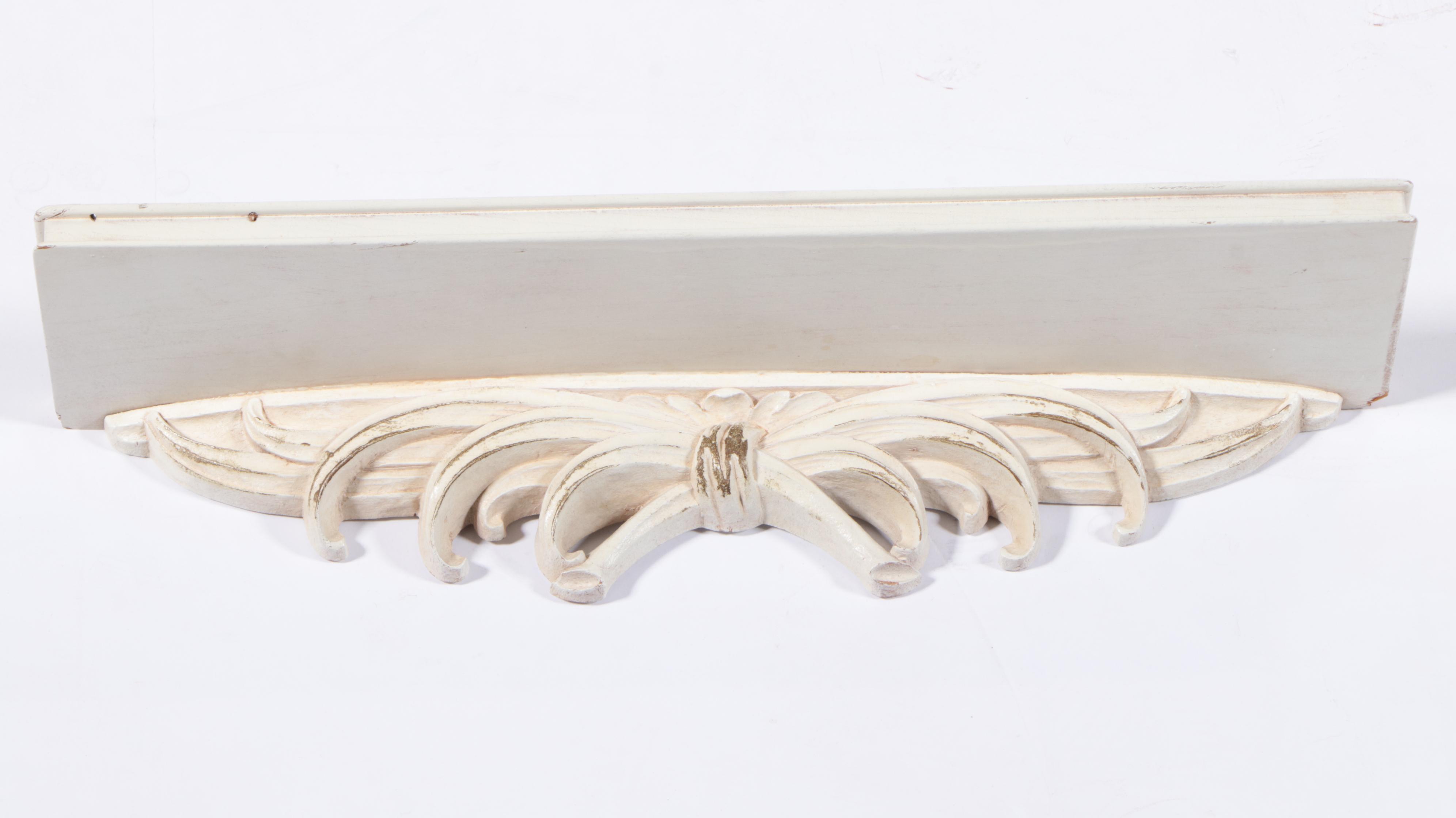 Drexel Touraine Chest of Drawers and Hall Tree with Mirror and Wall Shelf