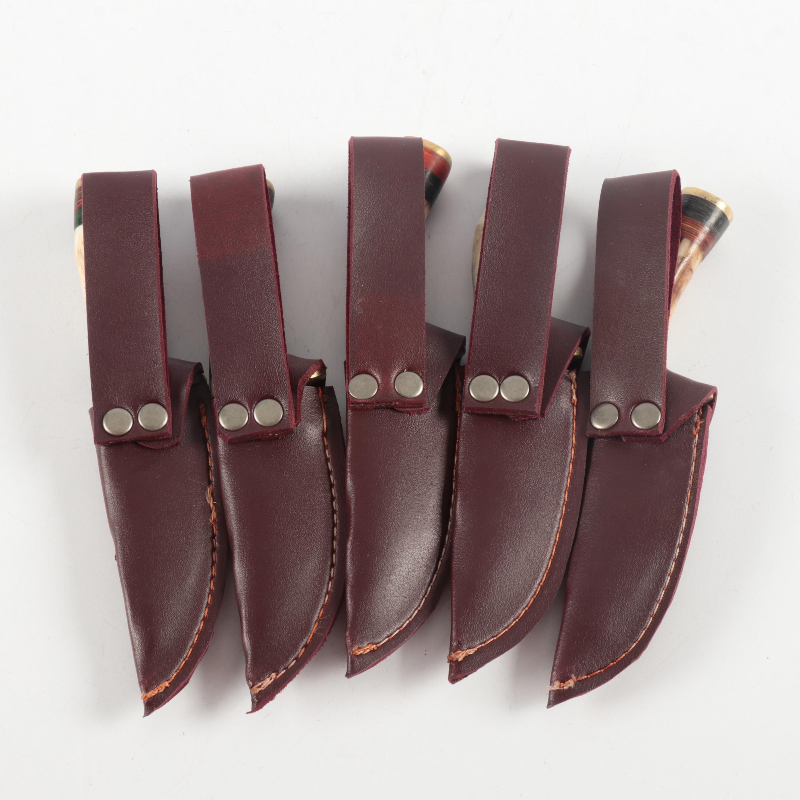 Damascus Blade Knife Set