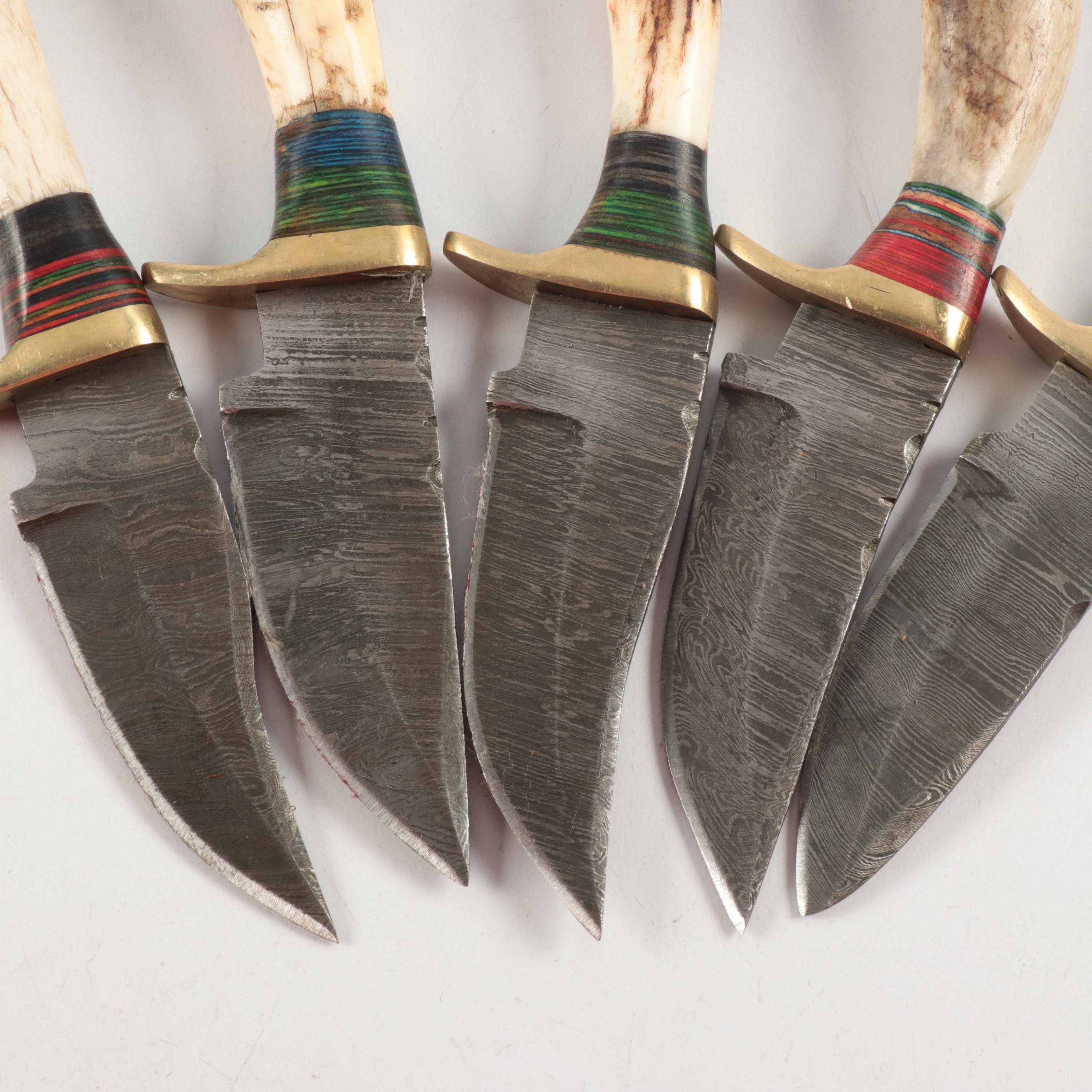 Damascus Blade Knife Set