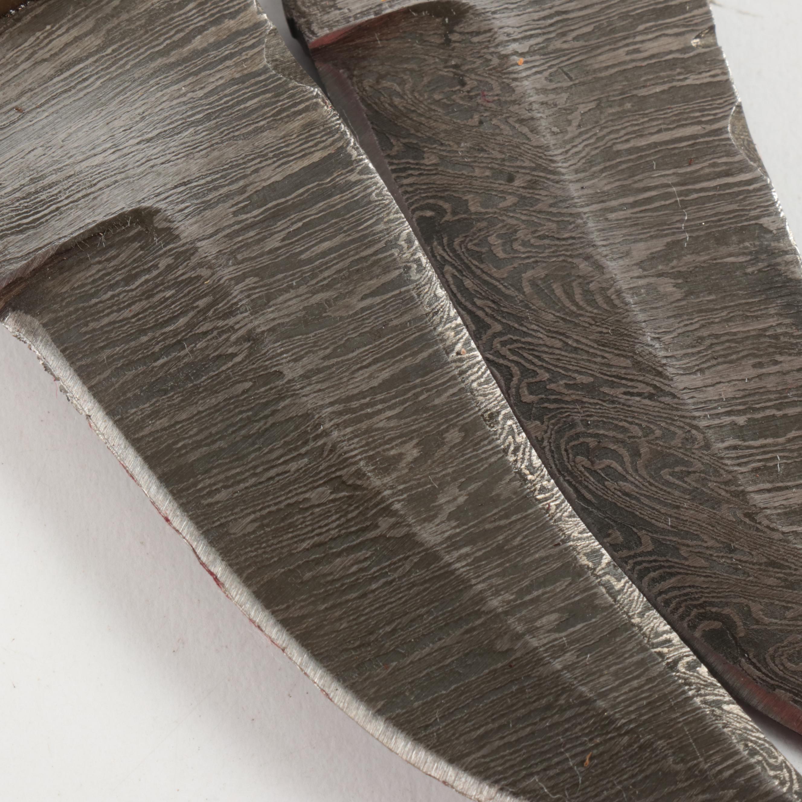 Damascus Blade Knife Set