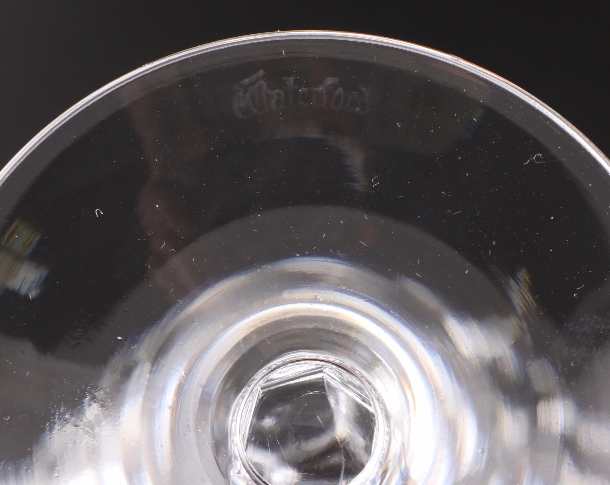 Waterford Crystal "Colleen" Wine Glasses, Champagne Coupes, and Snifter