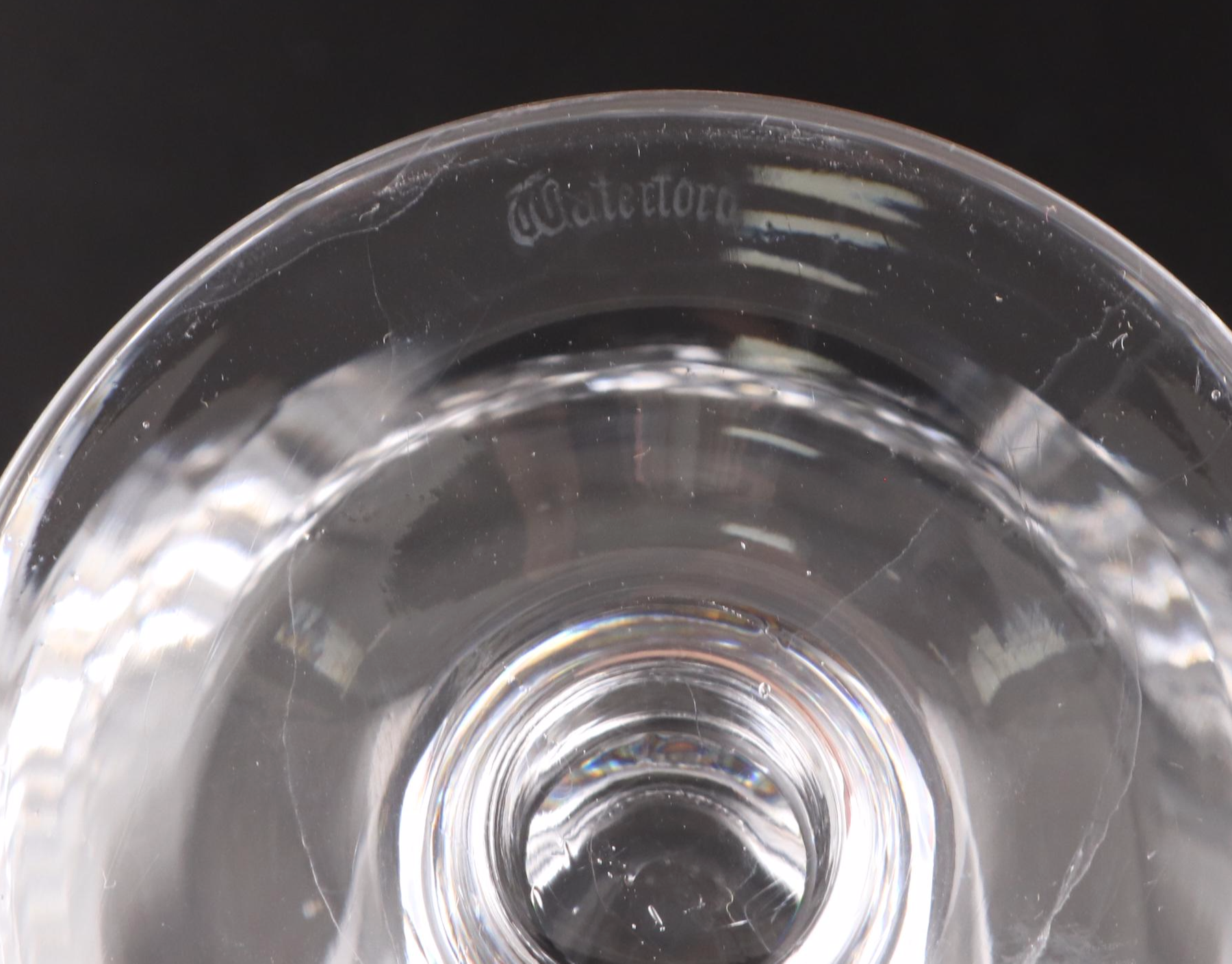 Waterford Crystal "Colleen" Wine Glasses, Champagne Coupes, and Snifter