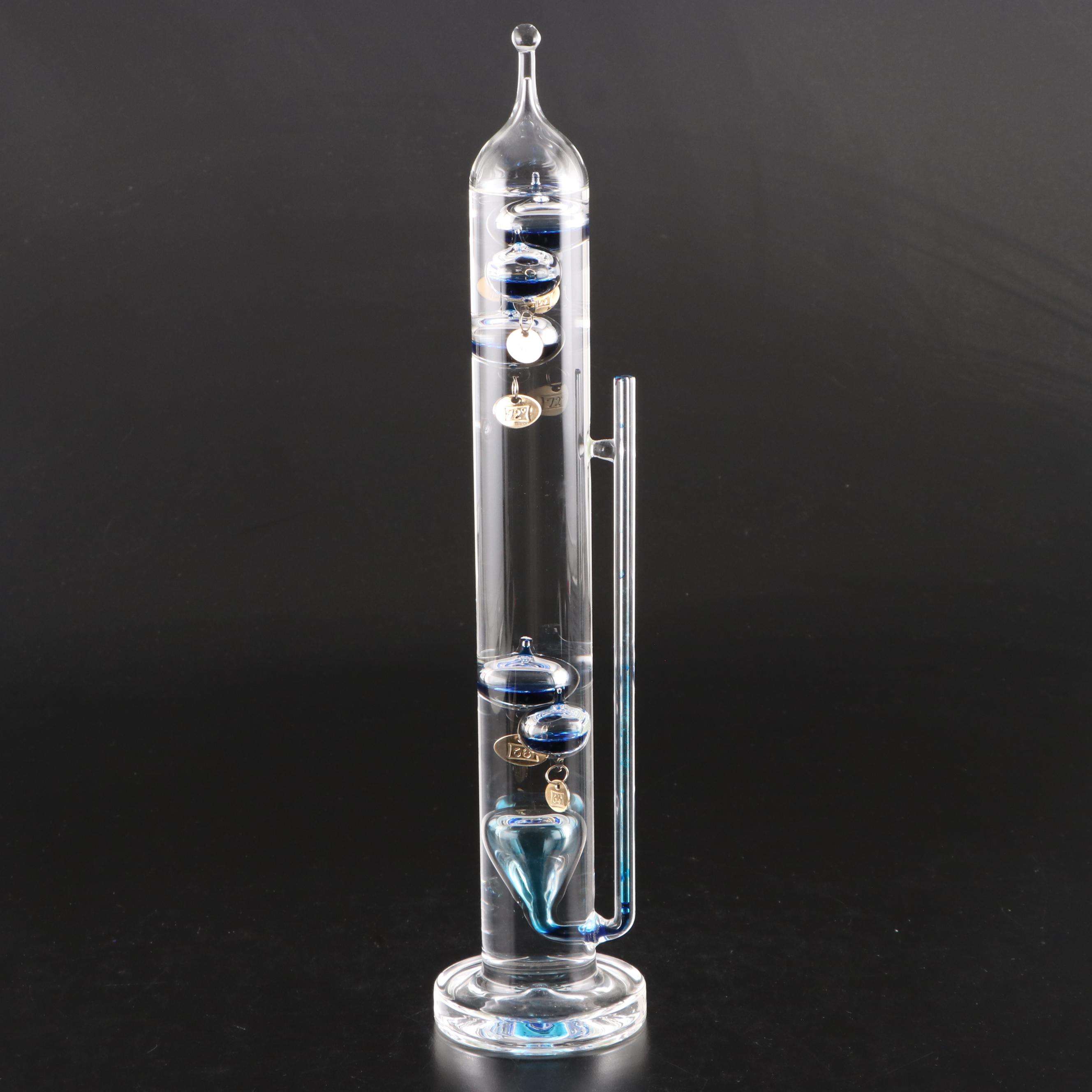 Galileo Glass Cylinder Thermometer EBTH