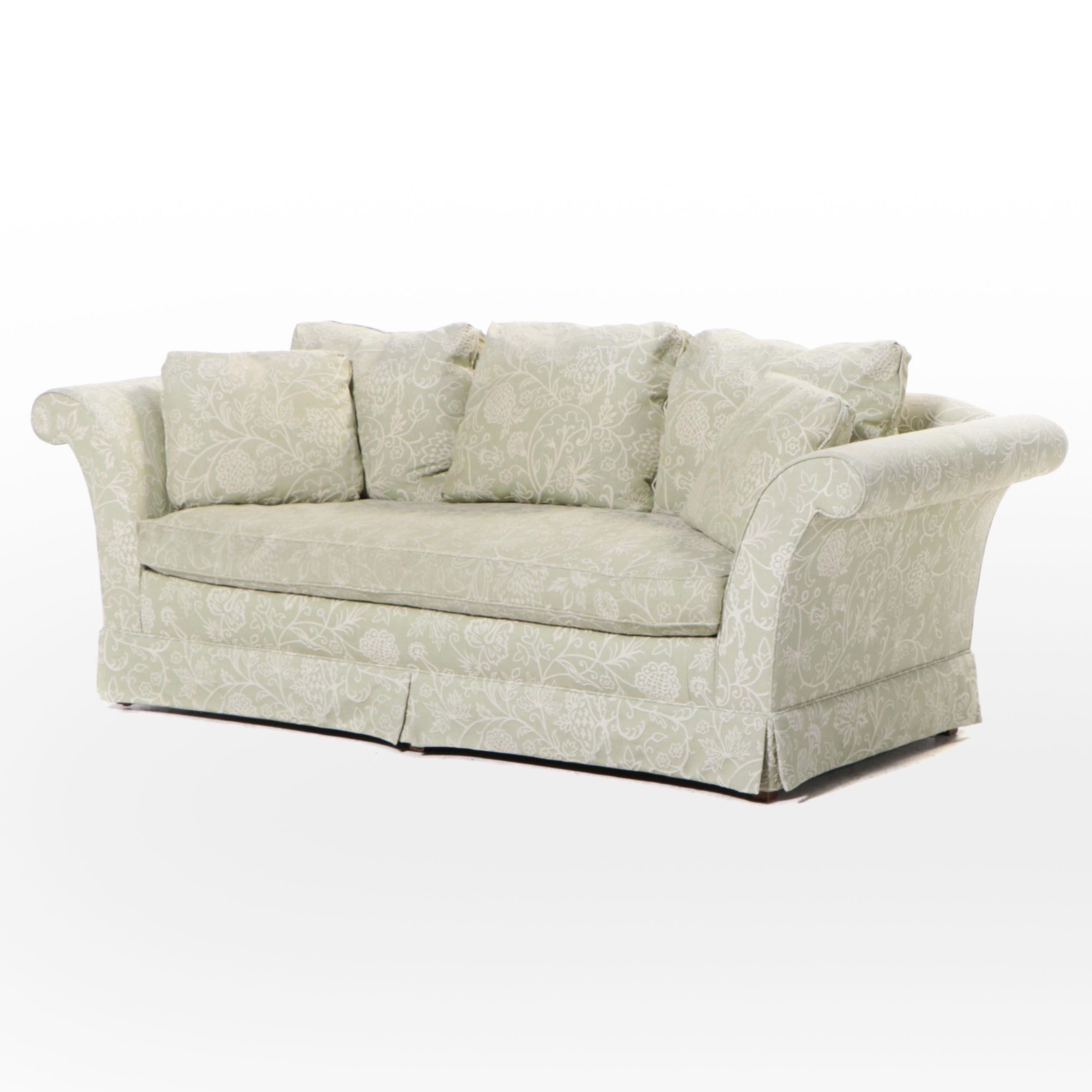 Contemporary Custom-Upholstered Sofa