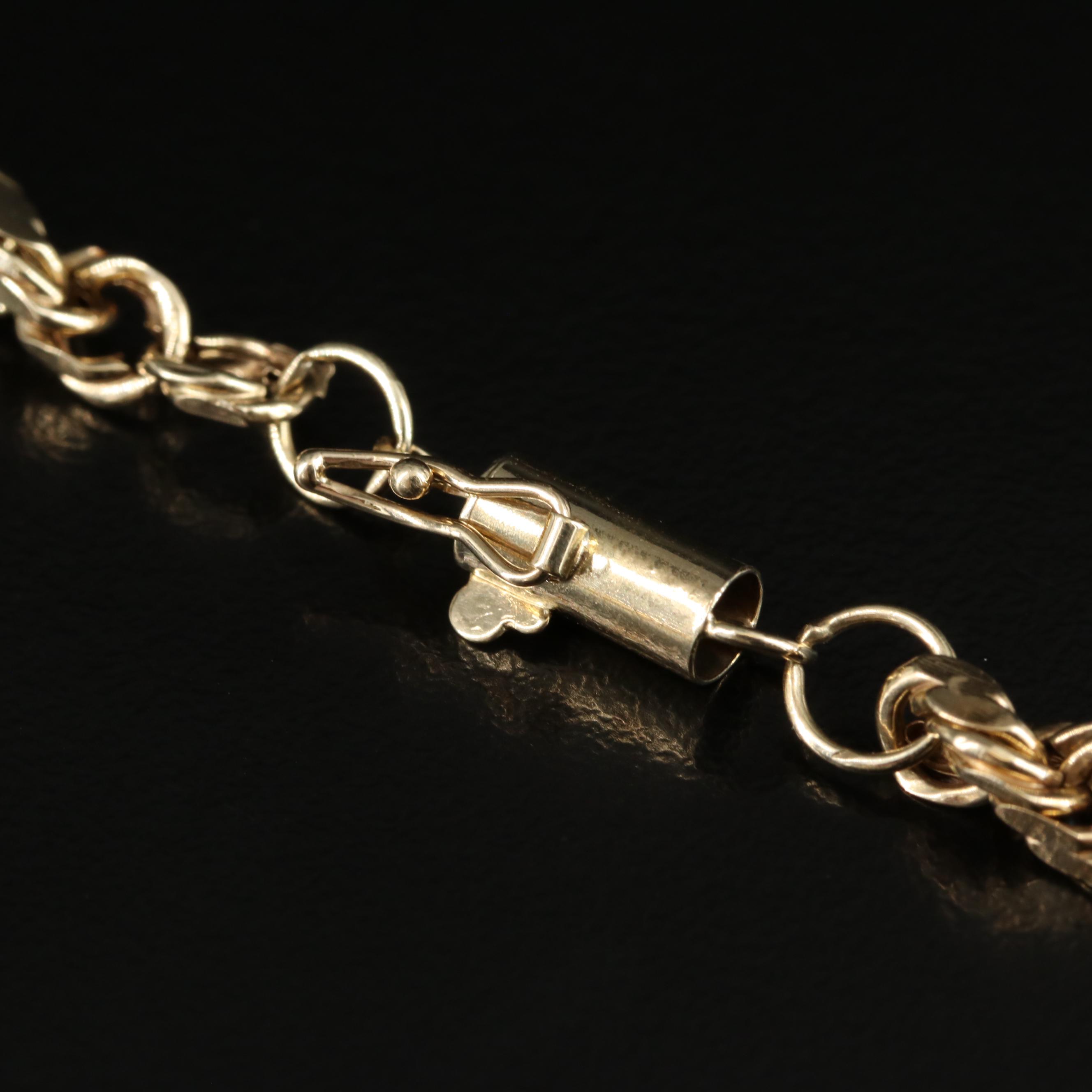 10K Rope Chain Necklace