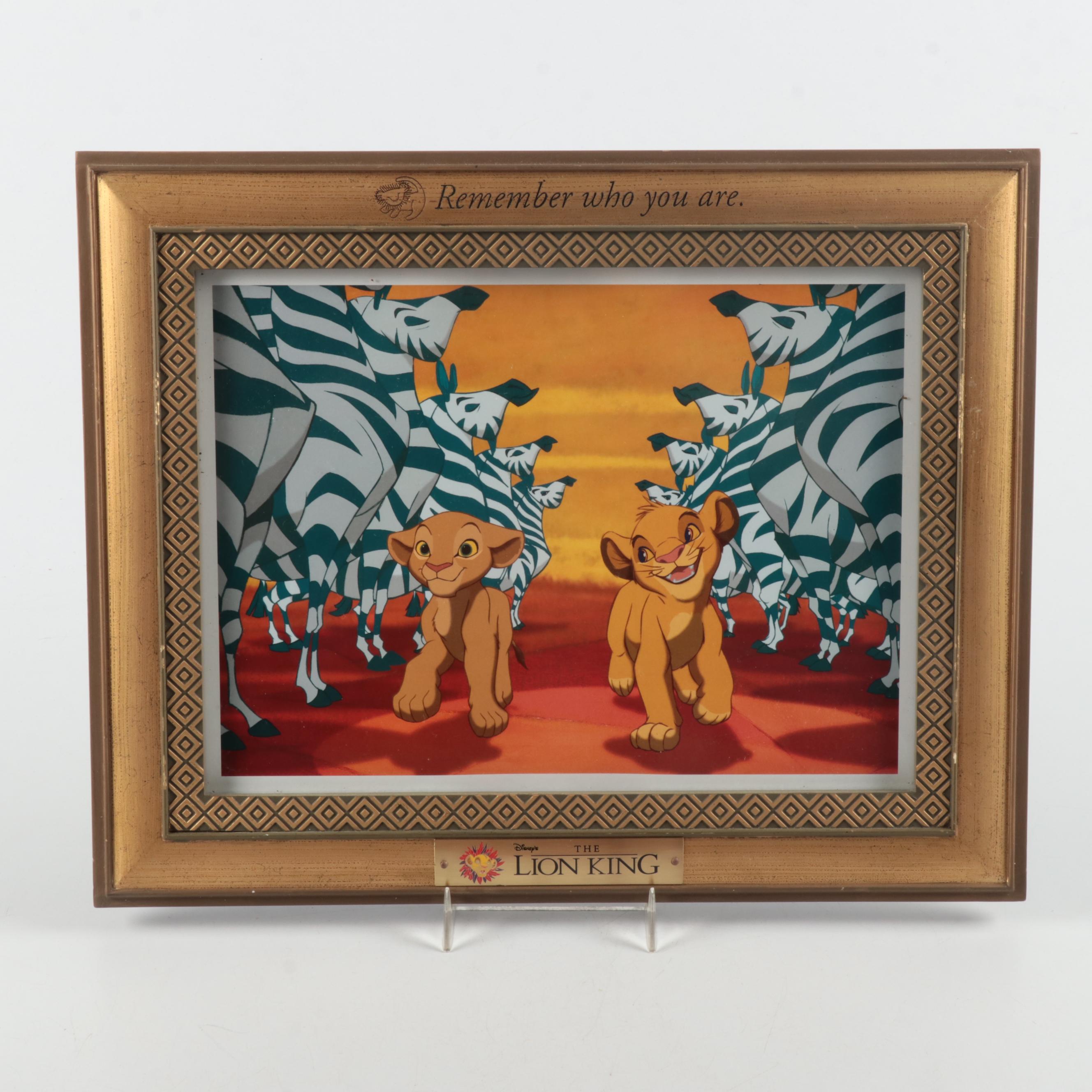 Framed Disney's "The Lion King" Lithographs