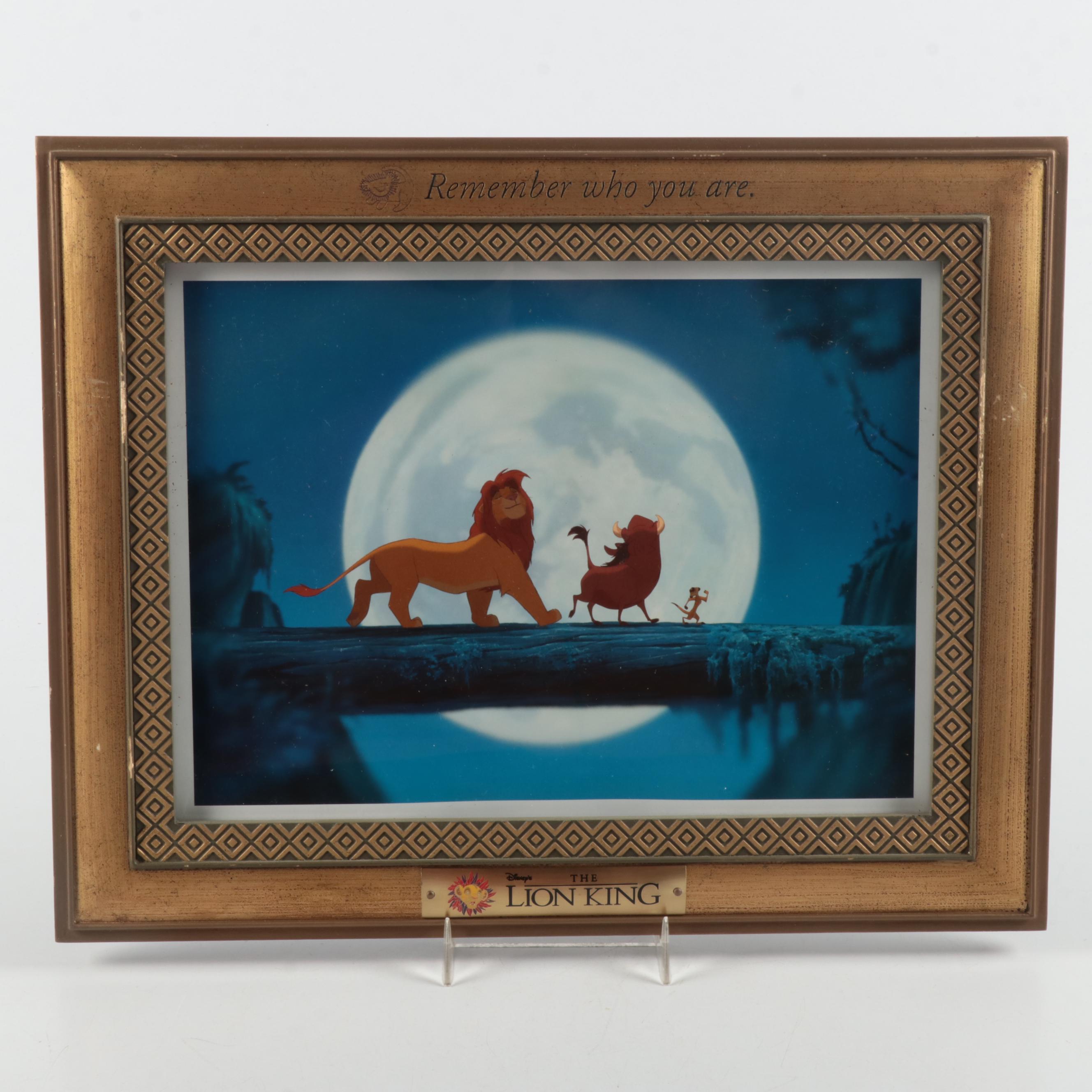 Framed Disney's "The Lion King" Lithographs
