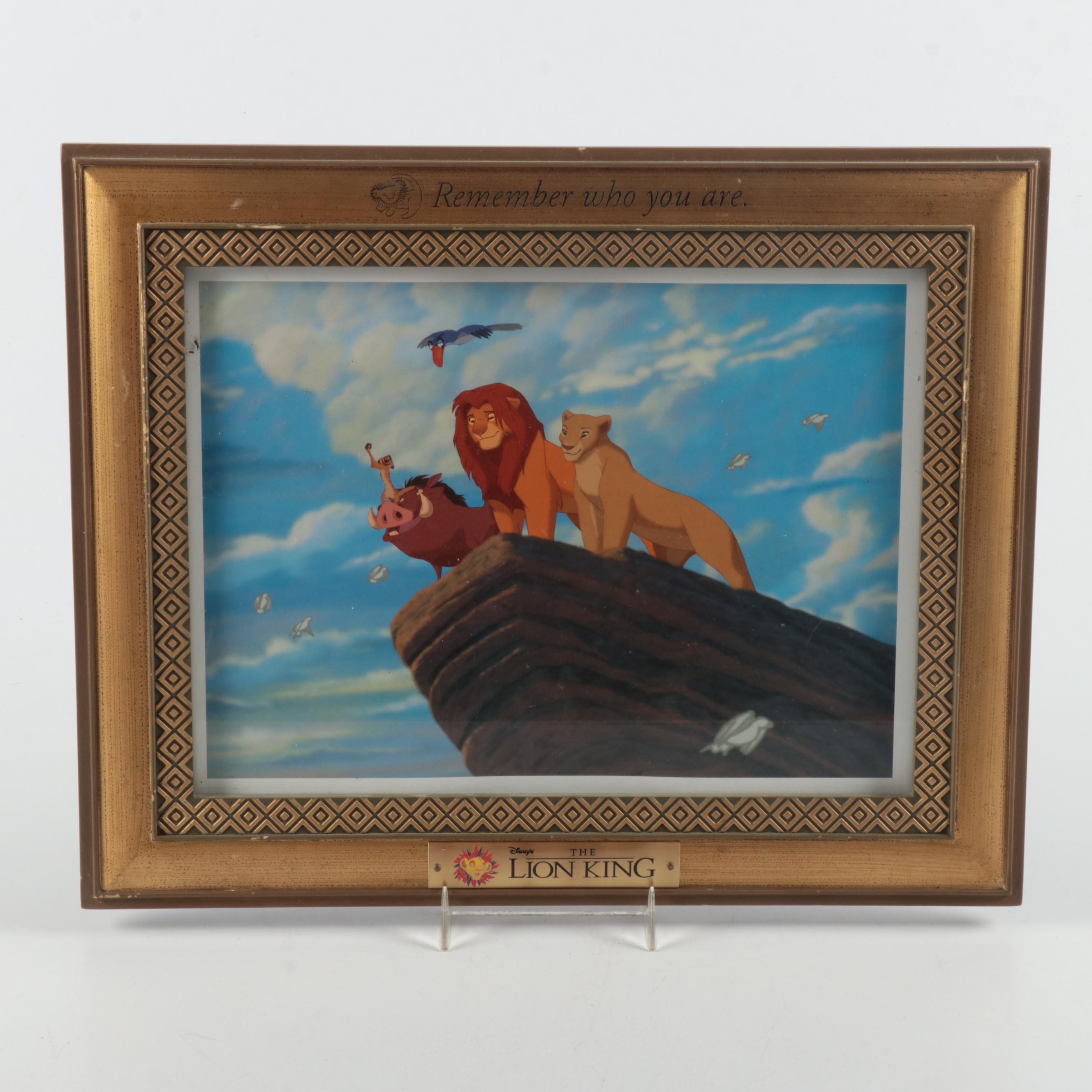 Framed Disney's "The Lion King" Lithographs