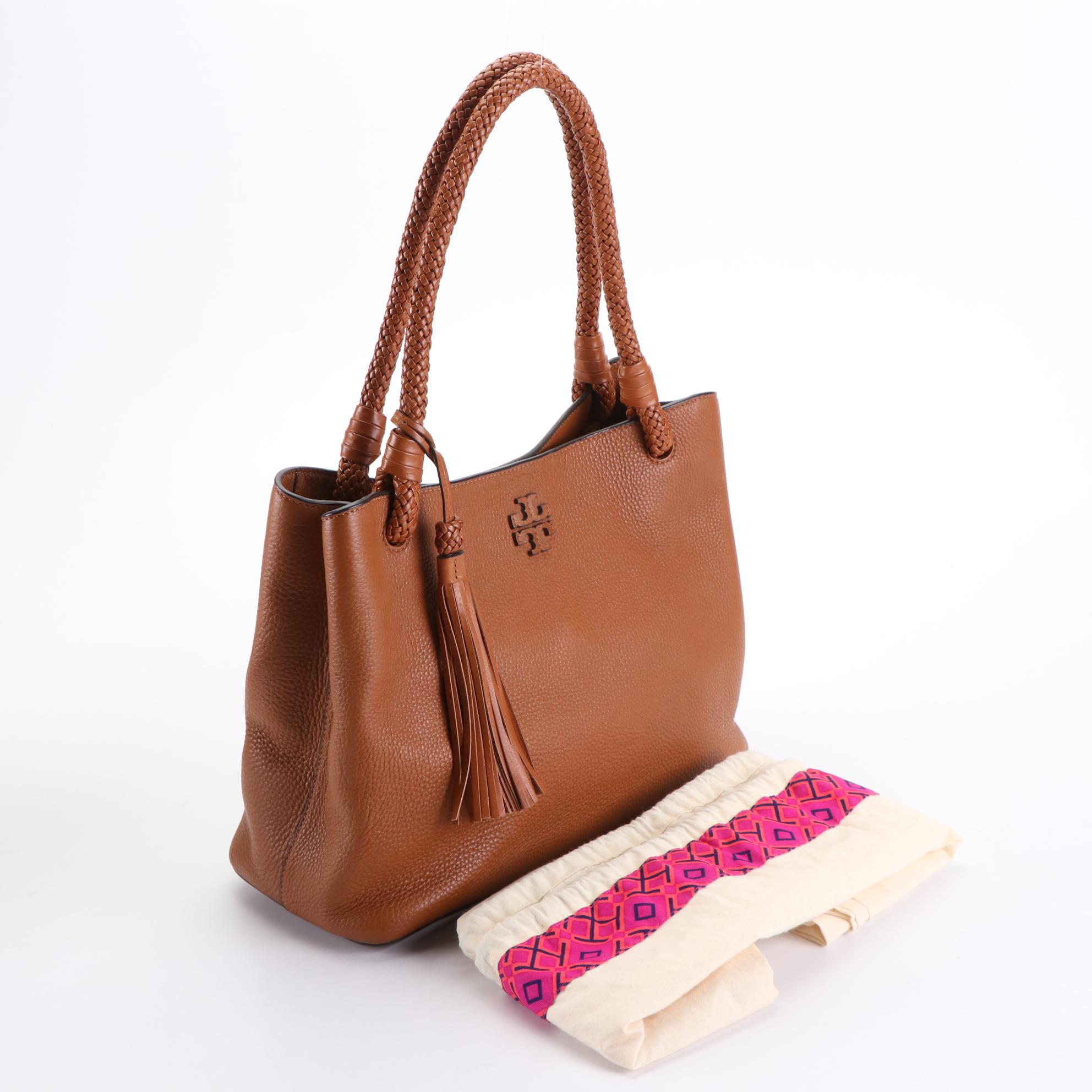 Tory Burch Grain Leather Shoulder Bag and Furla Grain Leather Two-Way Bag