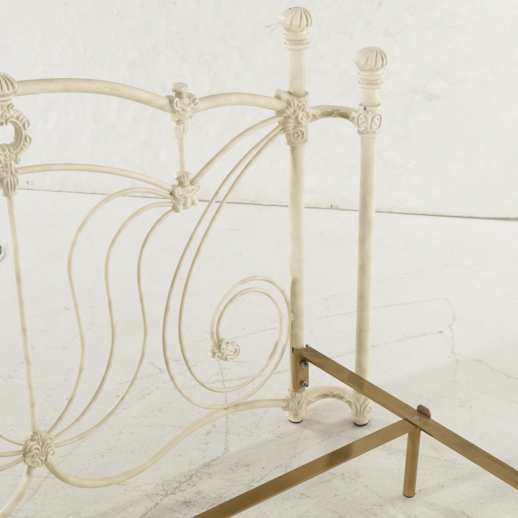 Victorian Style Iron Queen Bed Frame
