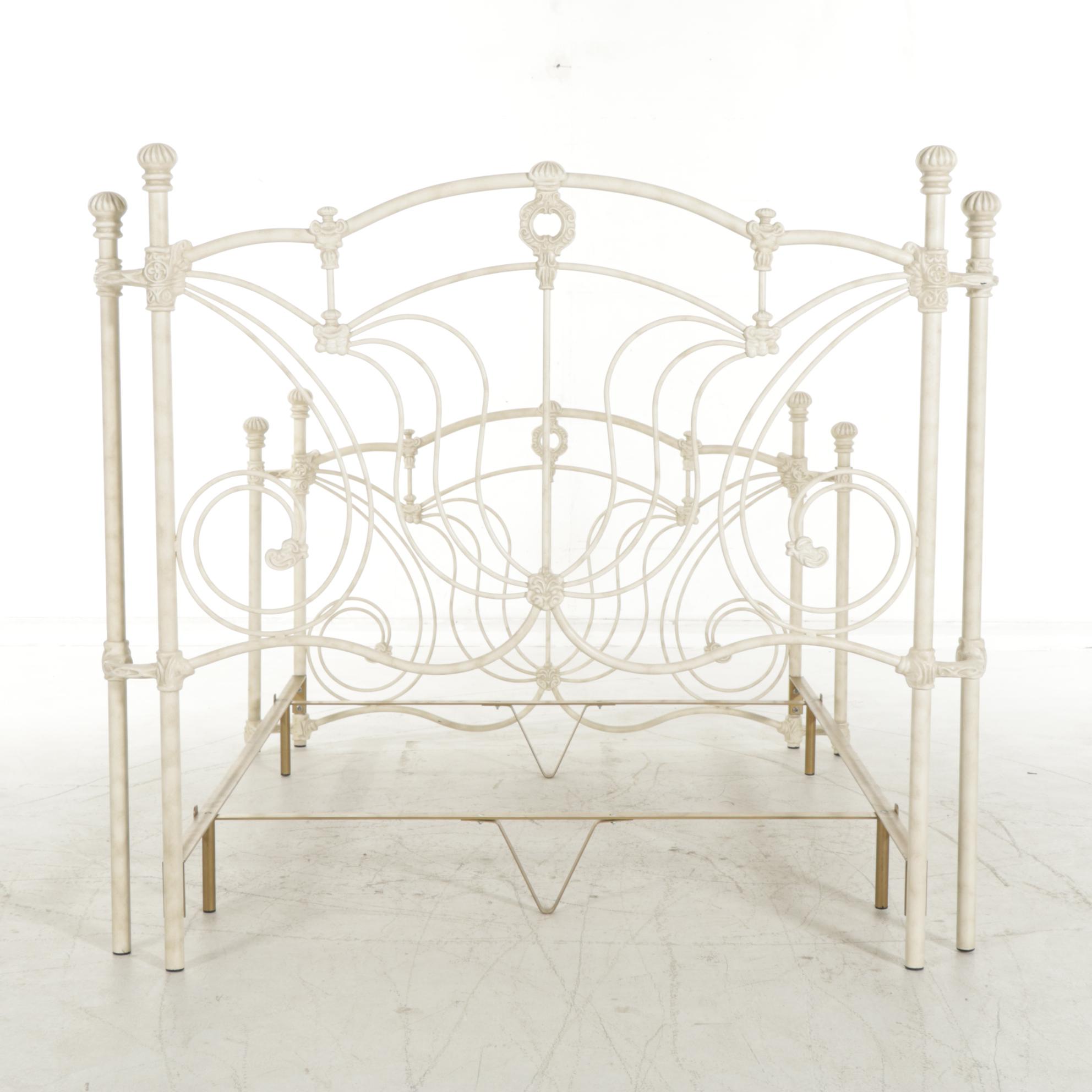Victorian Style Iron Queen Bed Frame