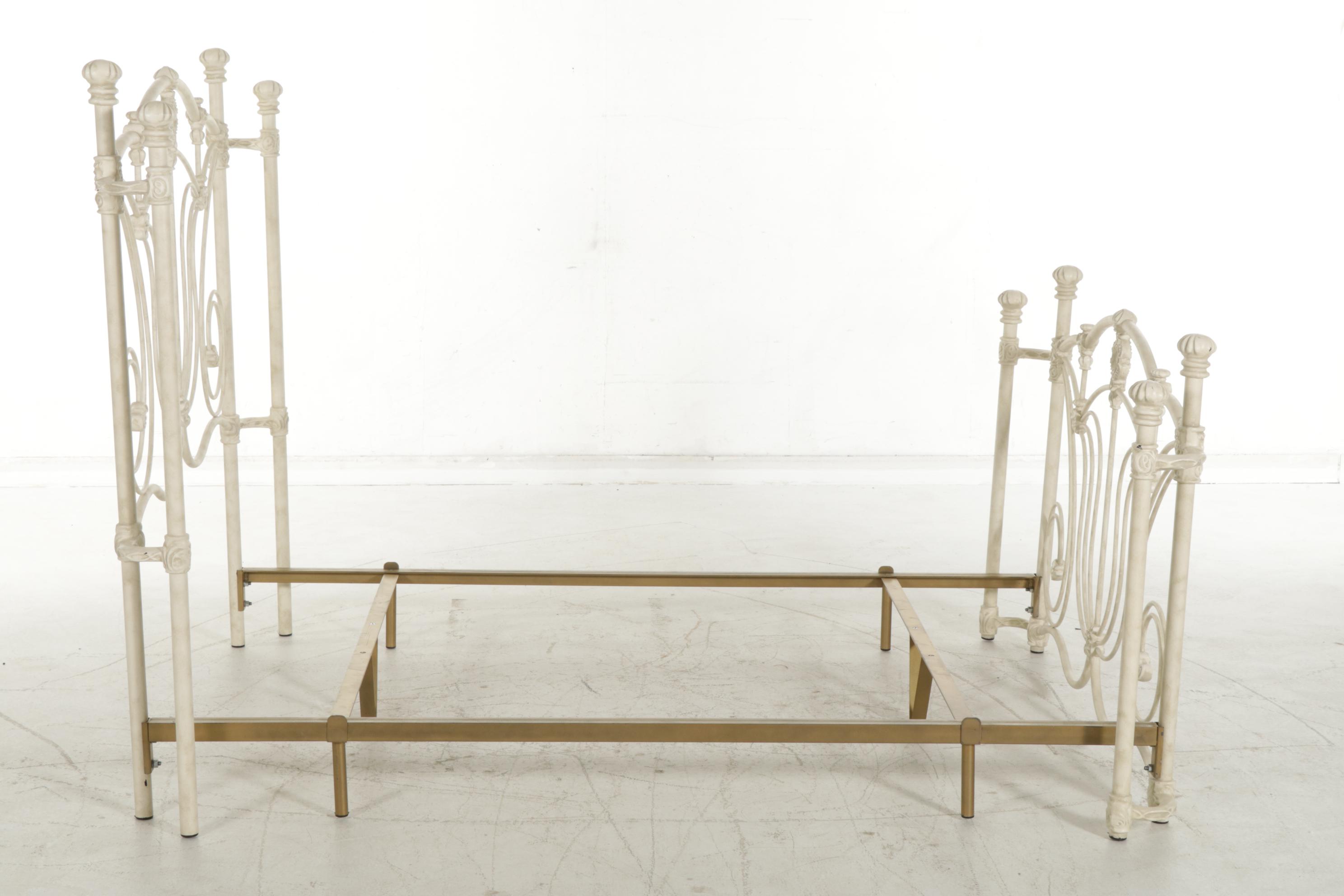 Victorian Style Iron Queen Bed Frame