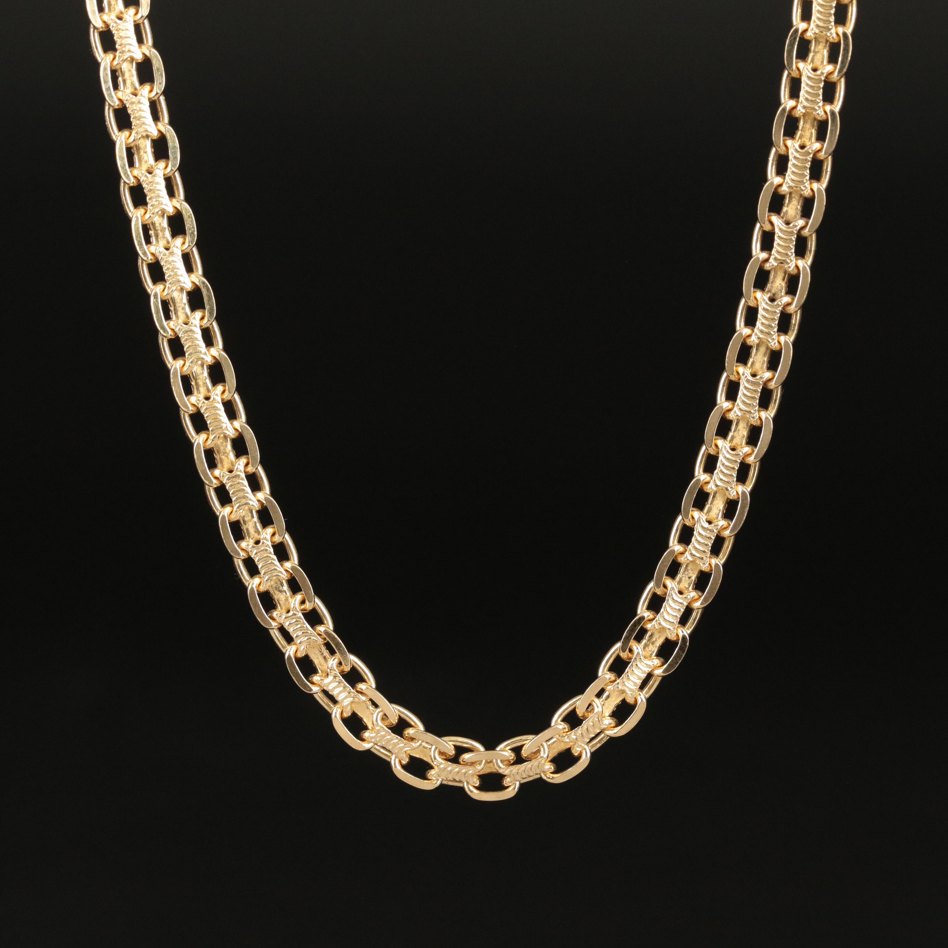 18K Bismark Chain Necklace