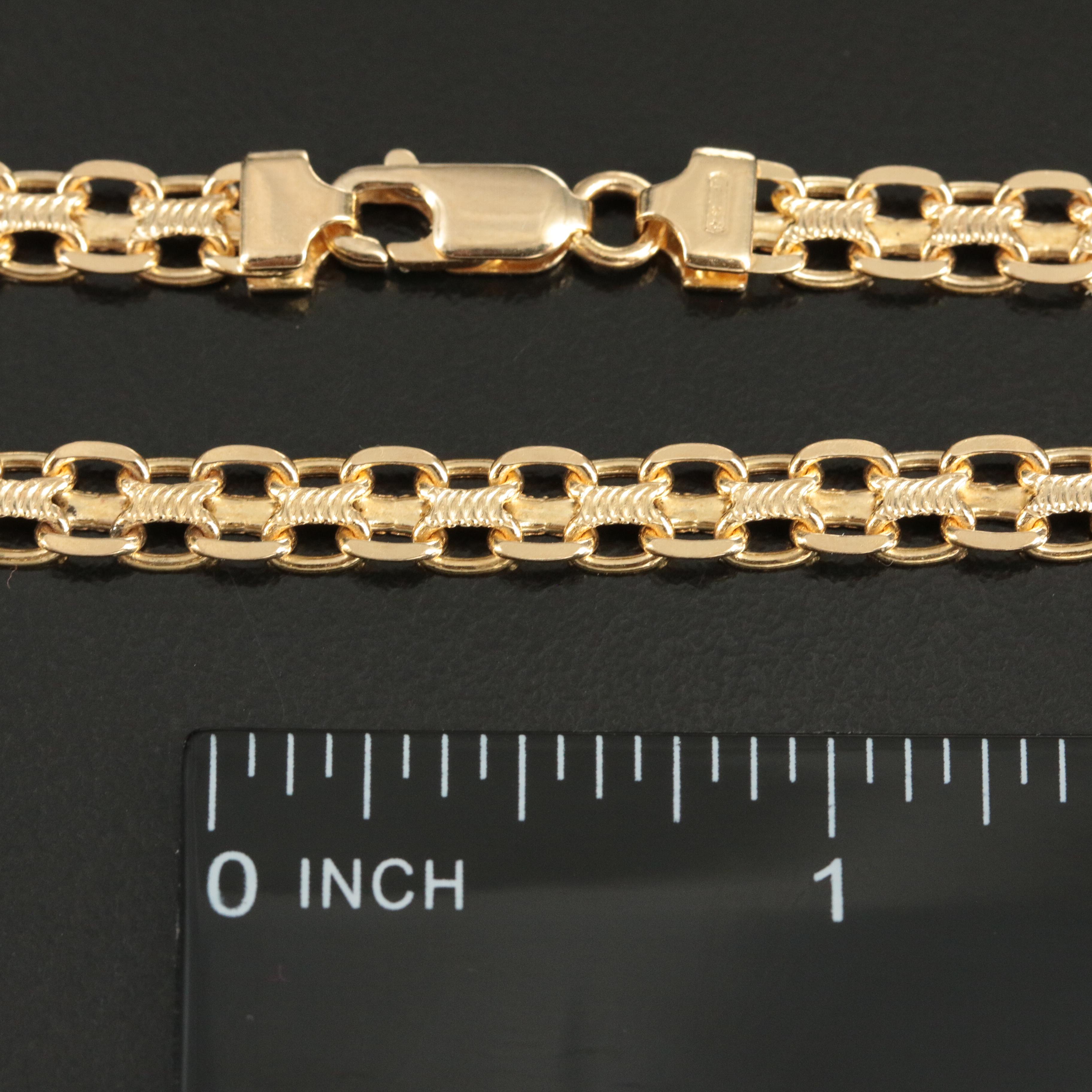 18K Bismark Chain Necklace