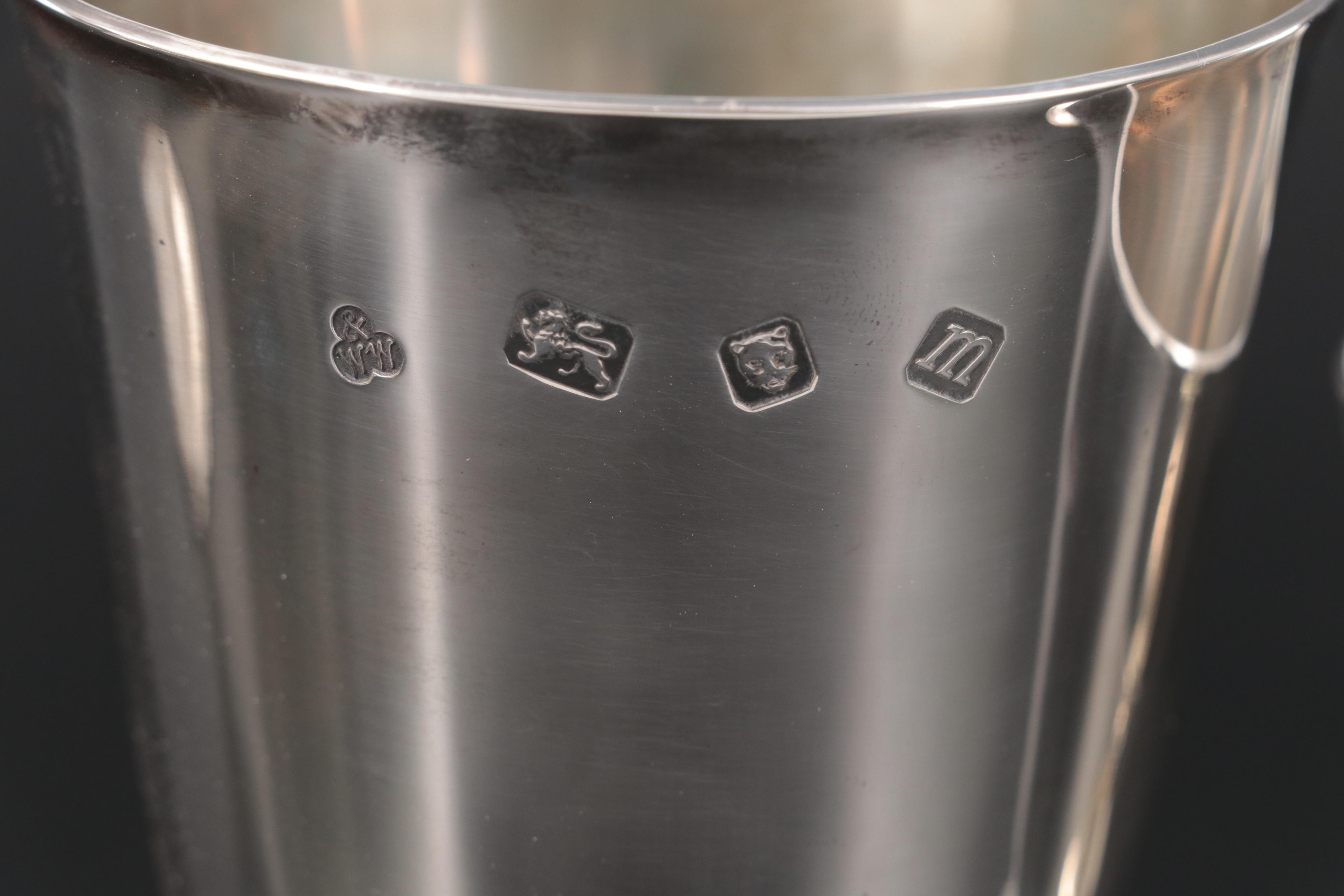 Wakely & Wheeler Sterling Silver Stemware Collection, 1968