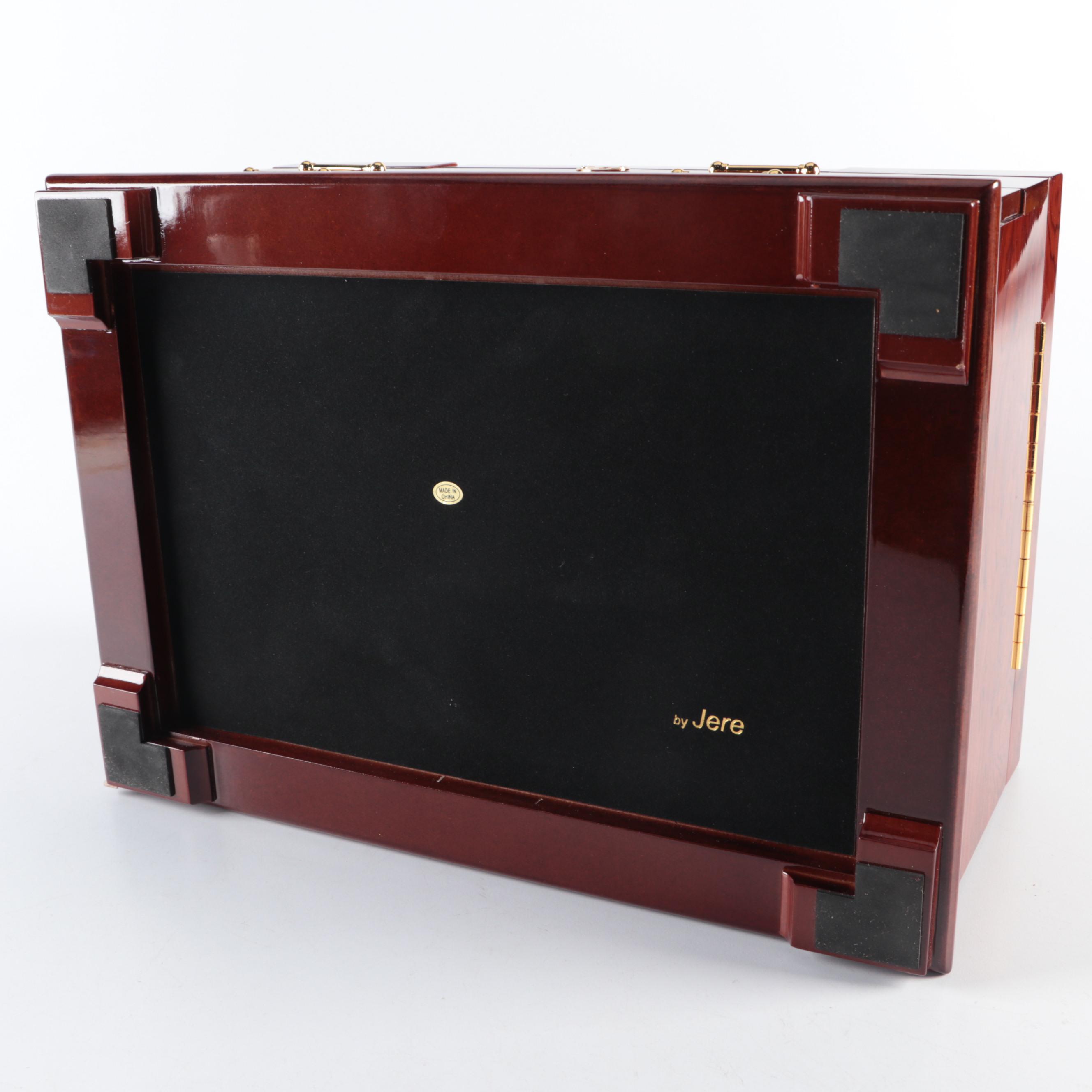 Jere Polished Wood Jewelry Box