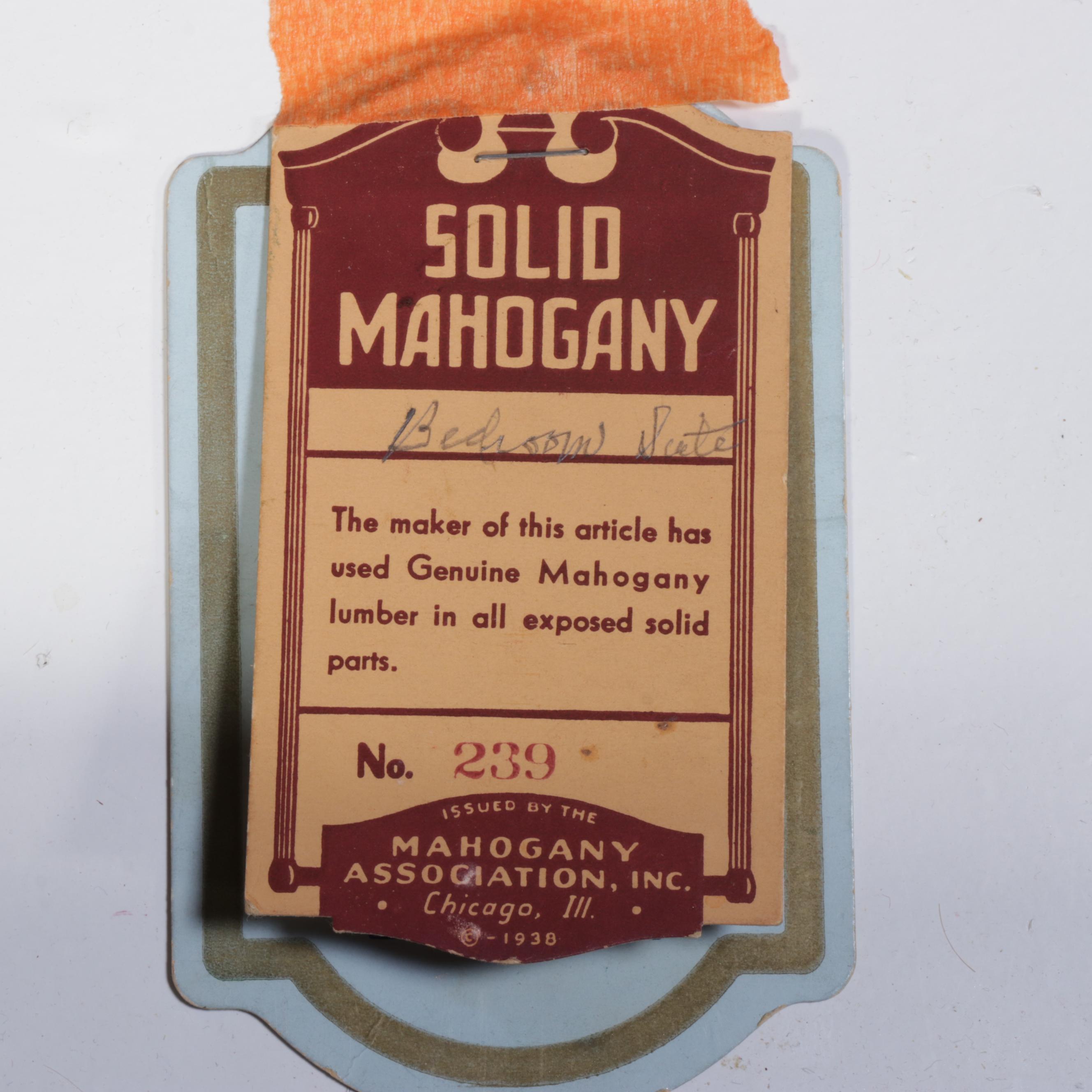 Kling Queen Anne Style Mahogany Dressing Table with Stool