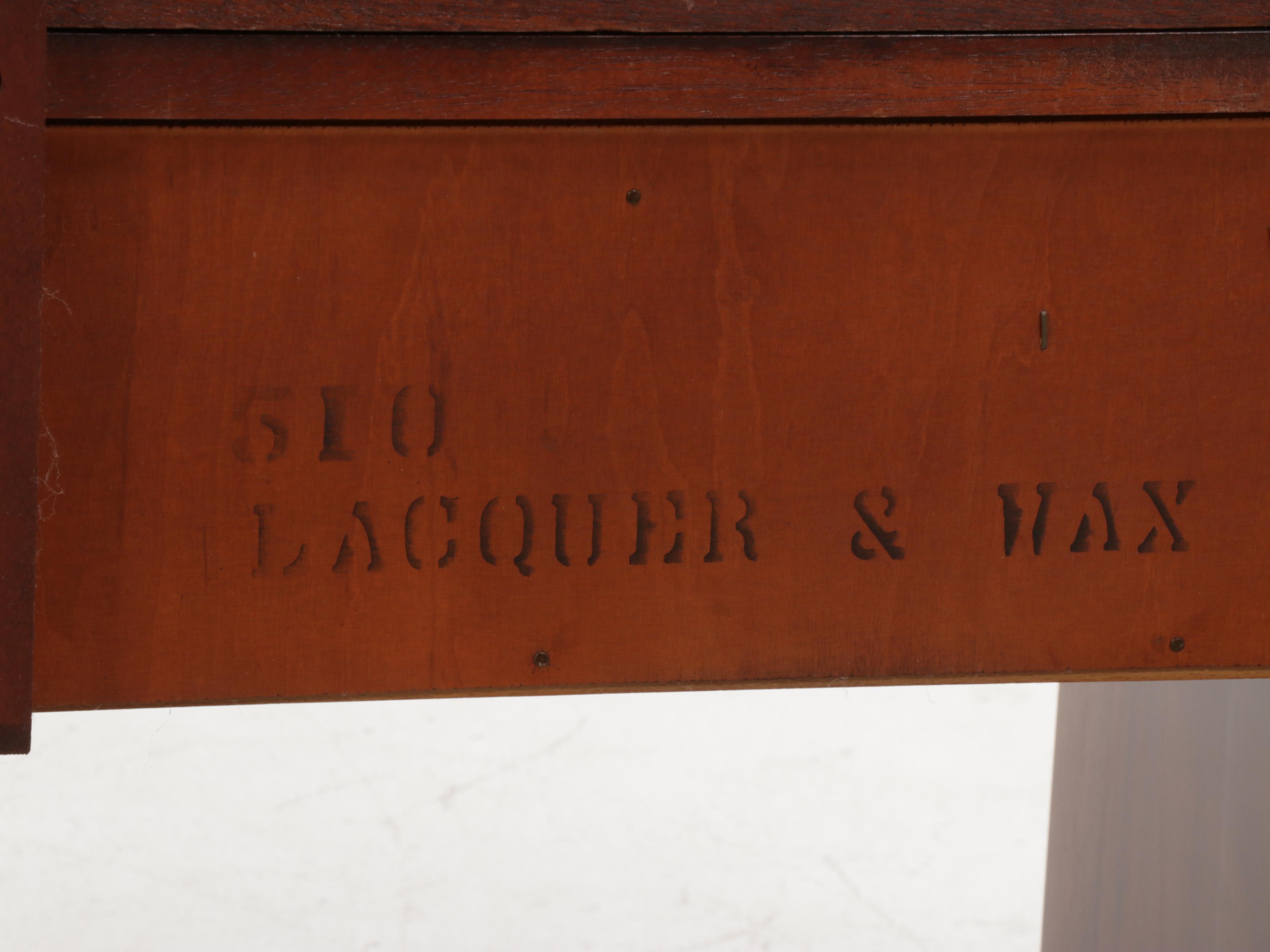 Kling Queen Anne Style Mahogany Dressing Table with Stool