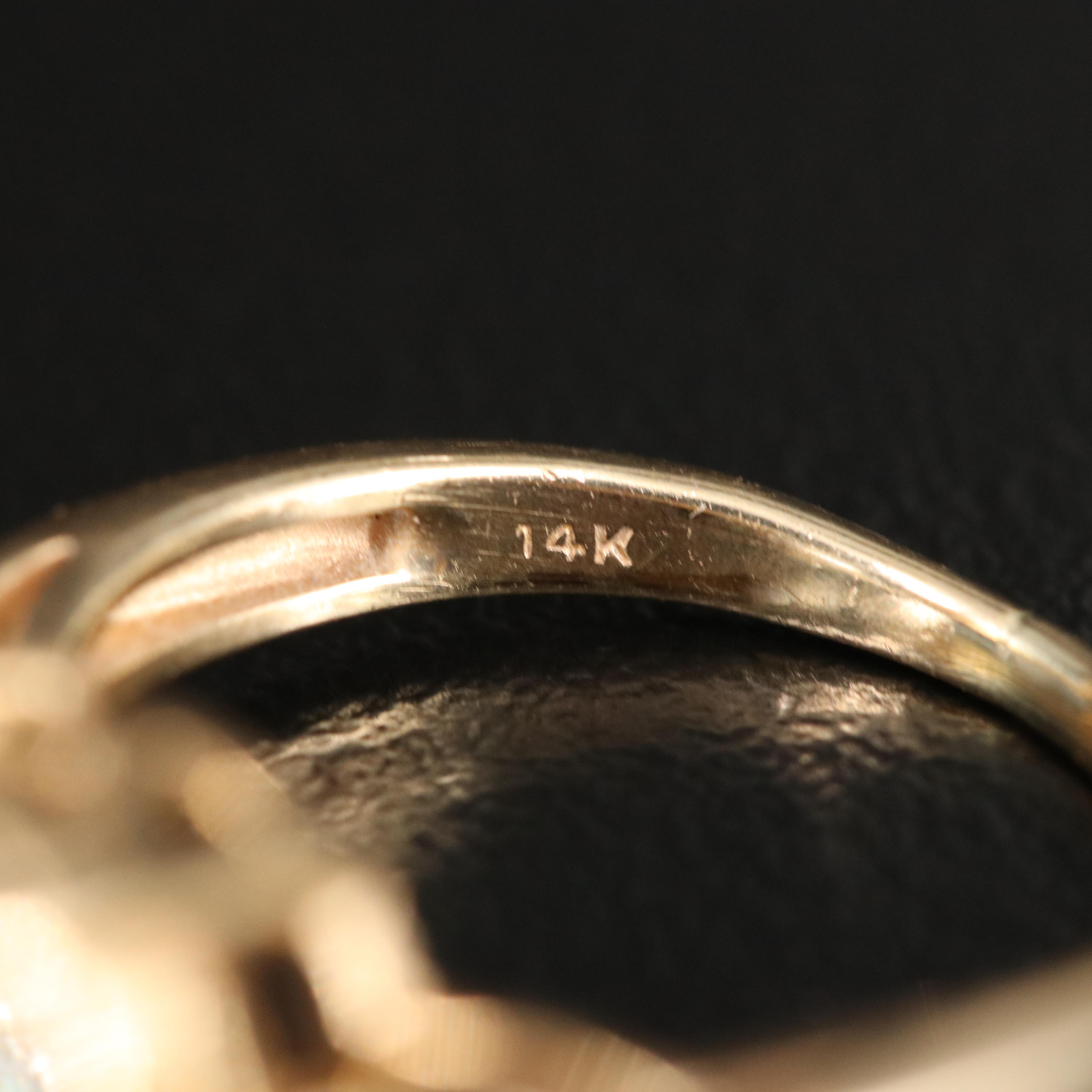 14K Mystic Topaz Ring