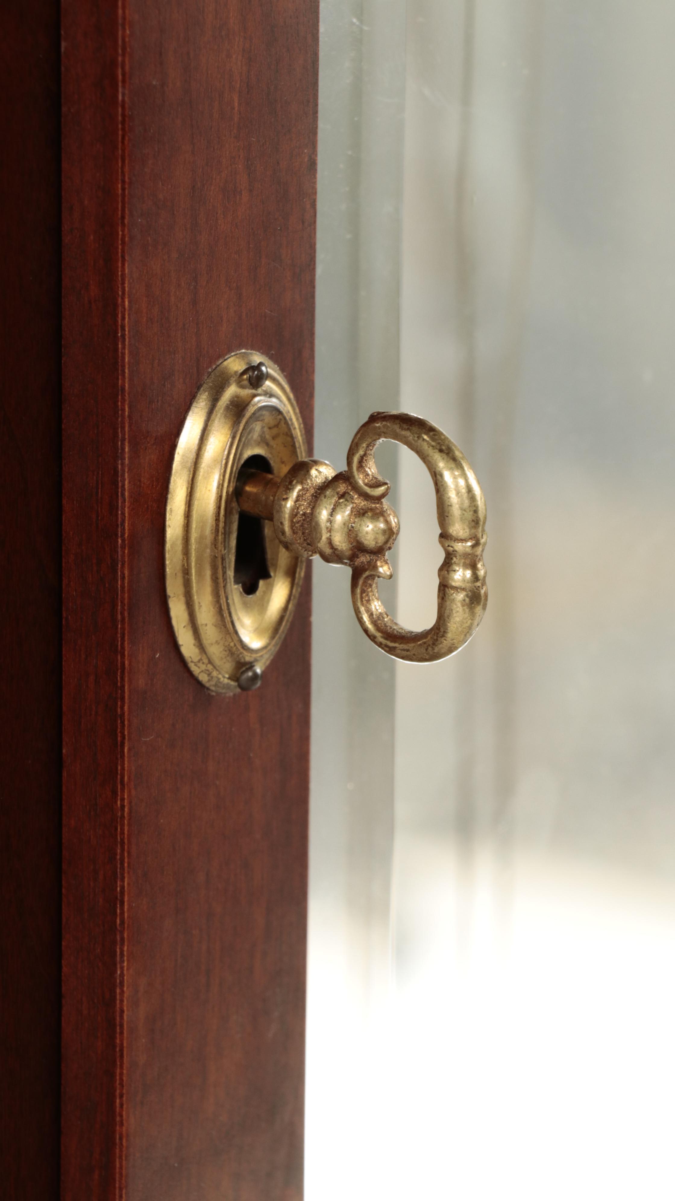 Sovereign Ltd. "Carleton" Cherrywood Grandfather Clock, Late 20th Century