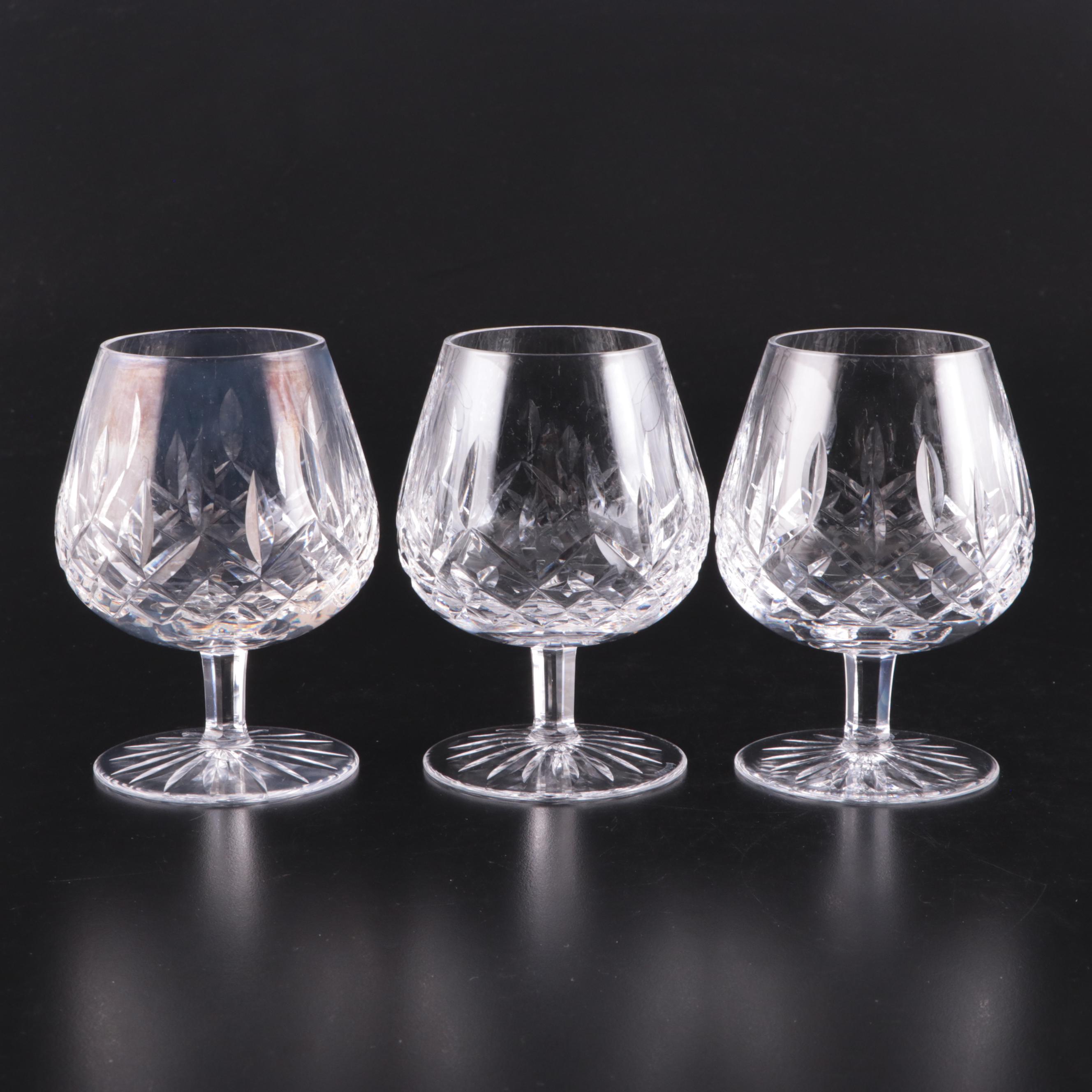 Waterford Crystal "Lismore" Wine Glasses and Pitcher