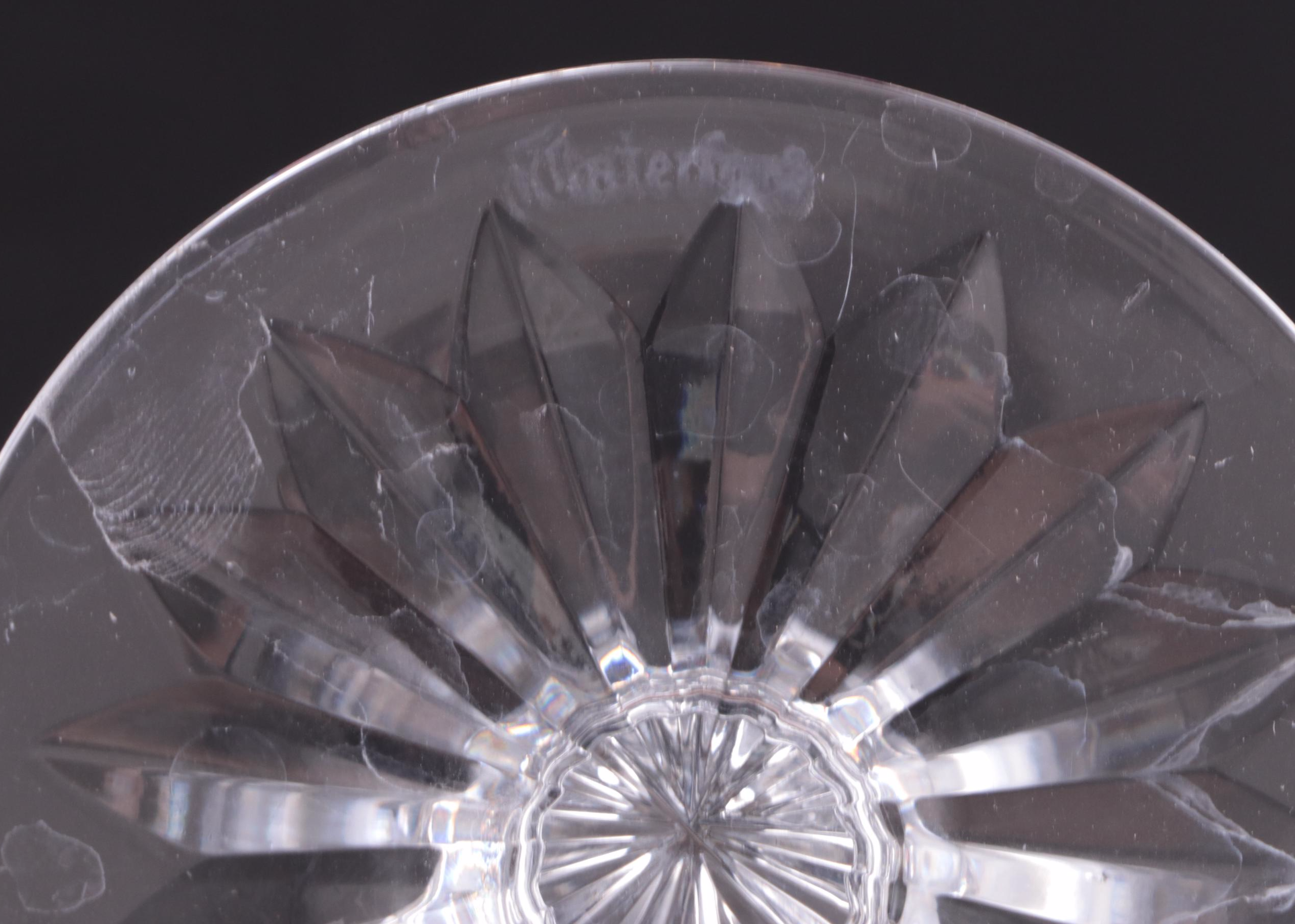 Waterford Crystal "Lismore" Wine Glasses and Pitcher